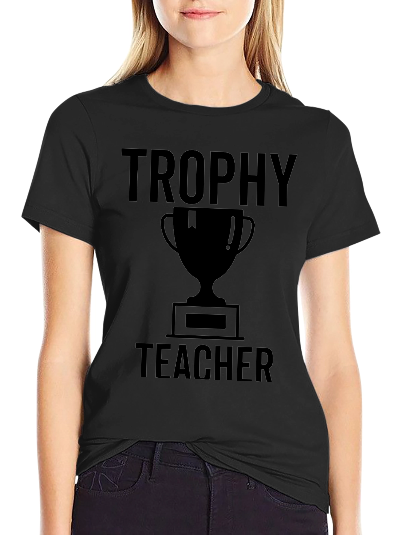 Trophy Teacher Graphic T-Shirt