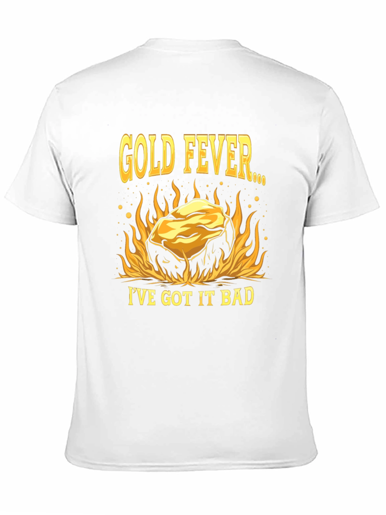 Gold Fever Black T-Shirt