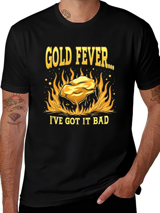 Gold Fever Black T-Shirt