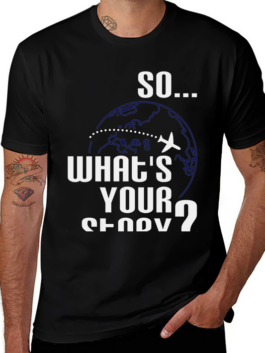 Travel Story T-Shirt - Jetsetter Adventure Tee