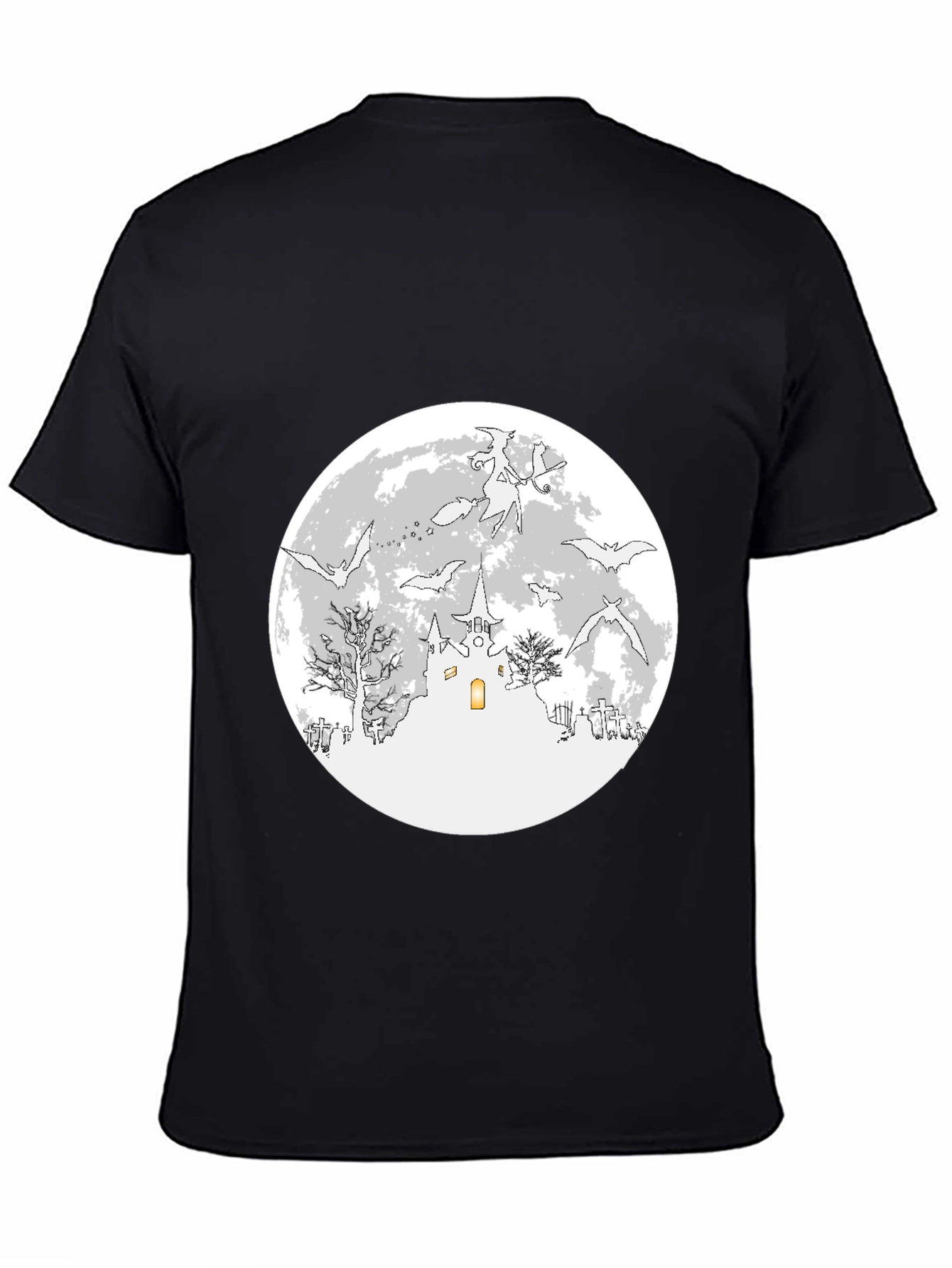 Halloween Bats & Moon T-Shirt