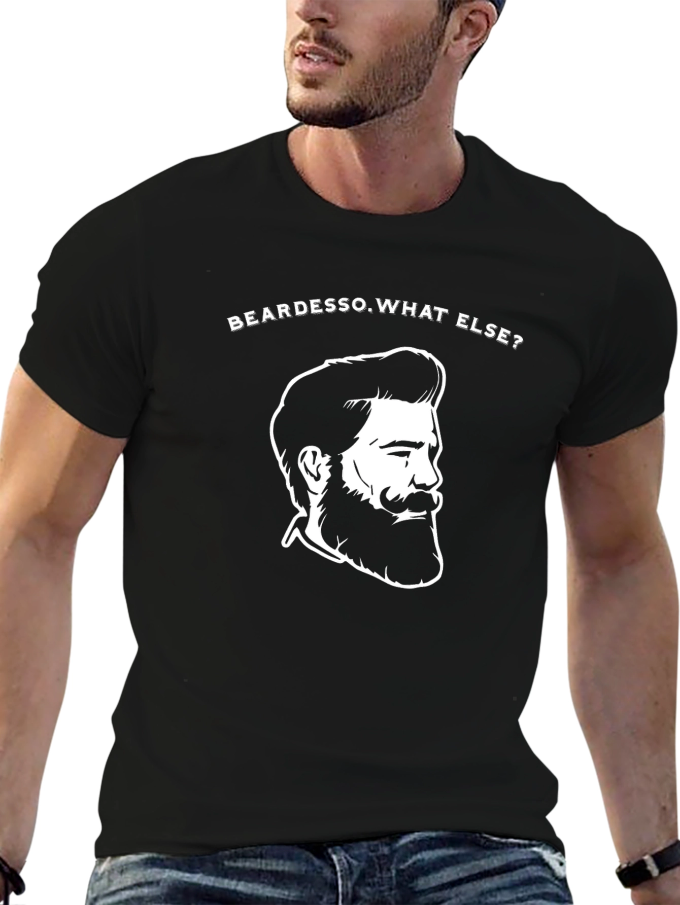 Beardesso Graphic Tee - Mens Black T-Shirt