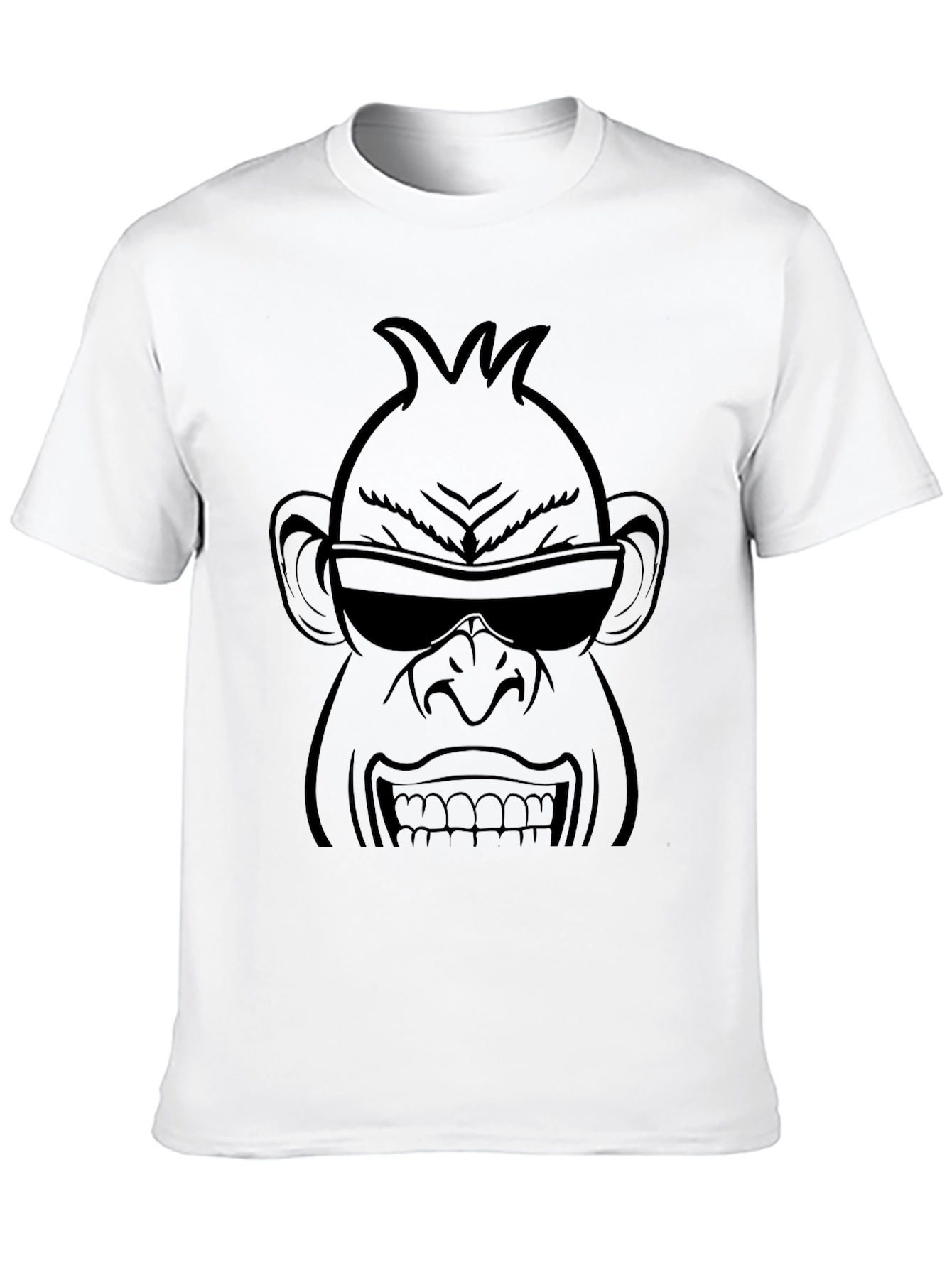 Cool Gorilla Graphic Tee - Black