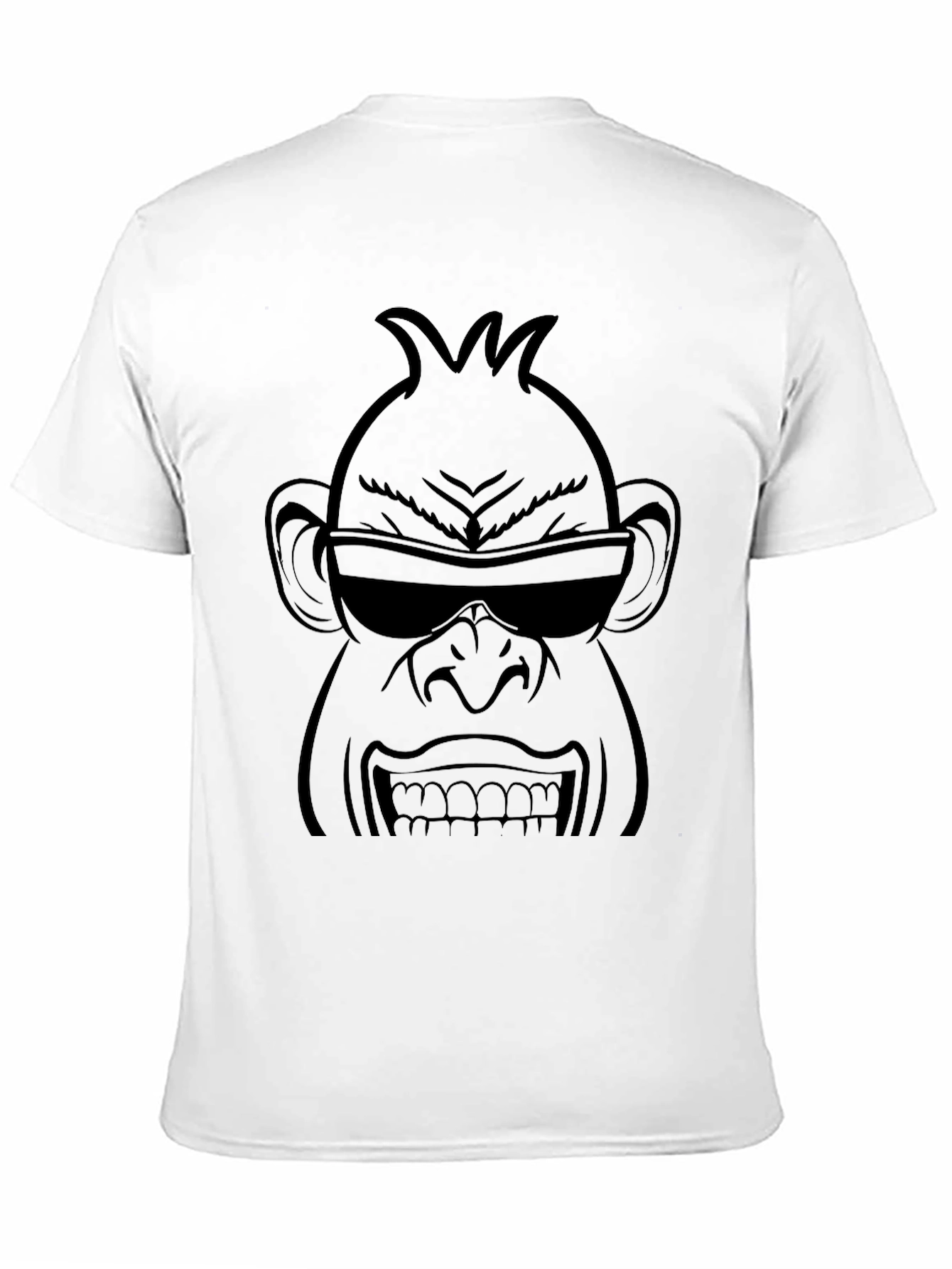 Cool Gorilla Graphic Tee - Black