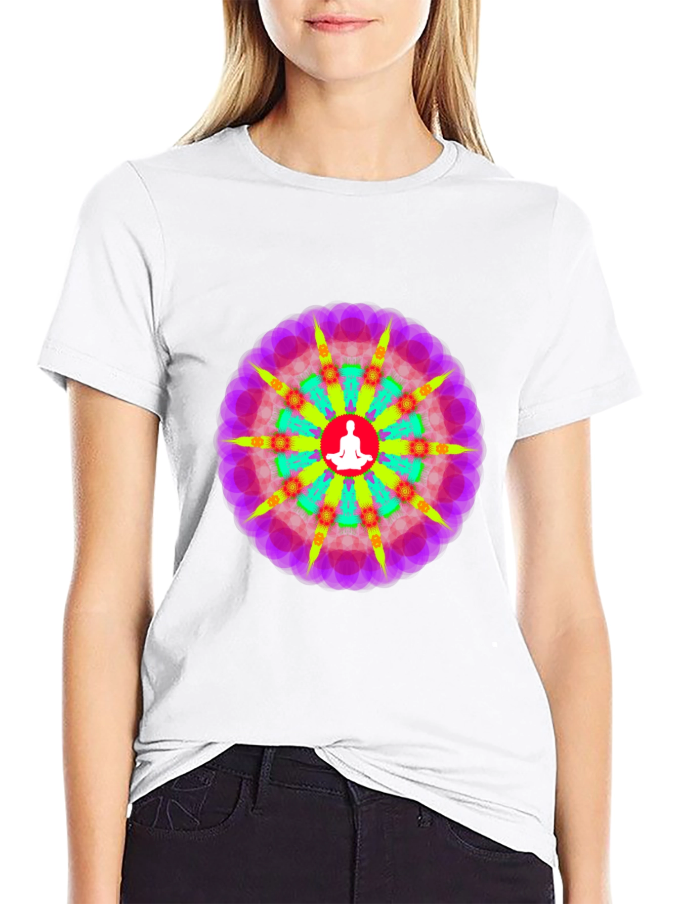 Psychedelic Mandala Yoga T-Shirt
