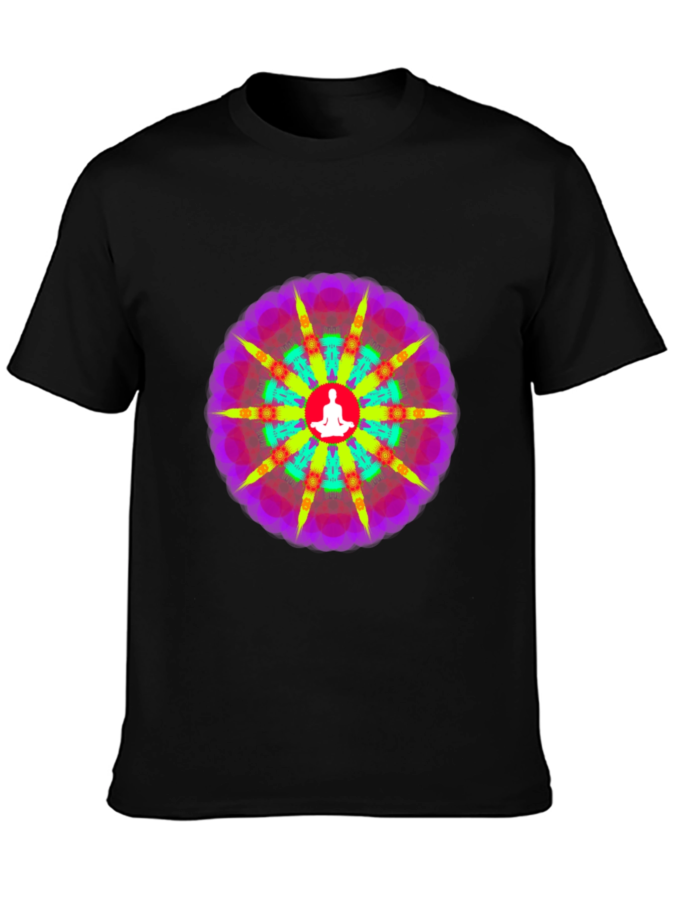 Psychedelic Mandala Yoga T-Shirt