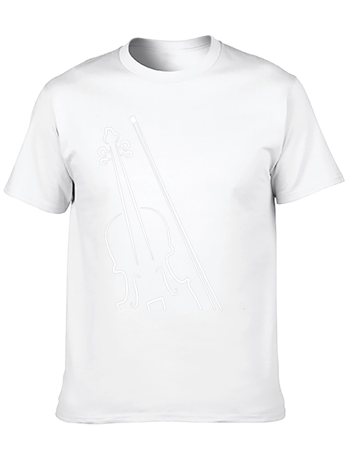 Violin Graphic Tee - Classic Musicians Style