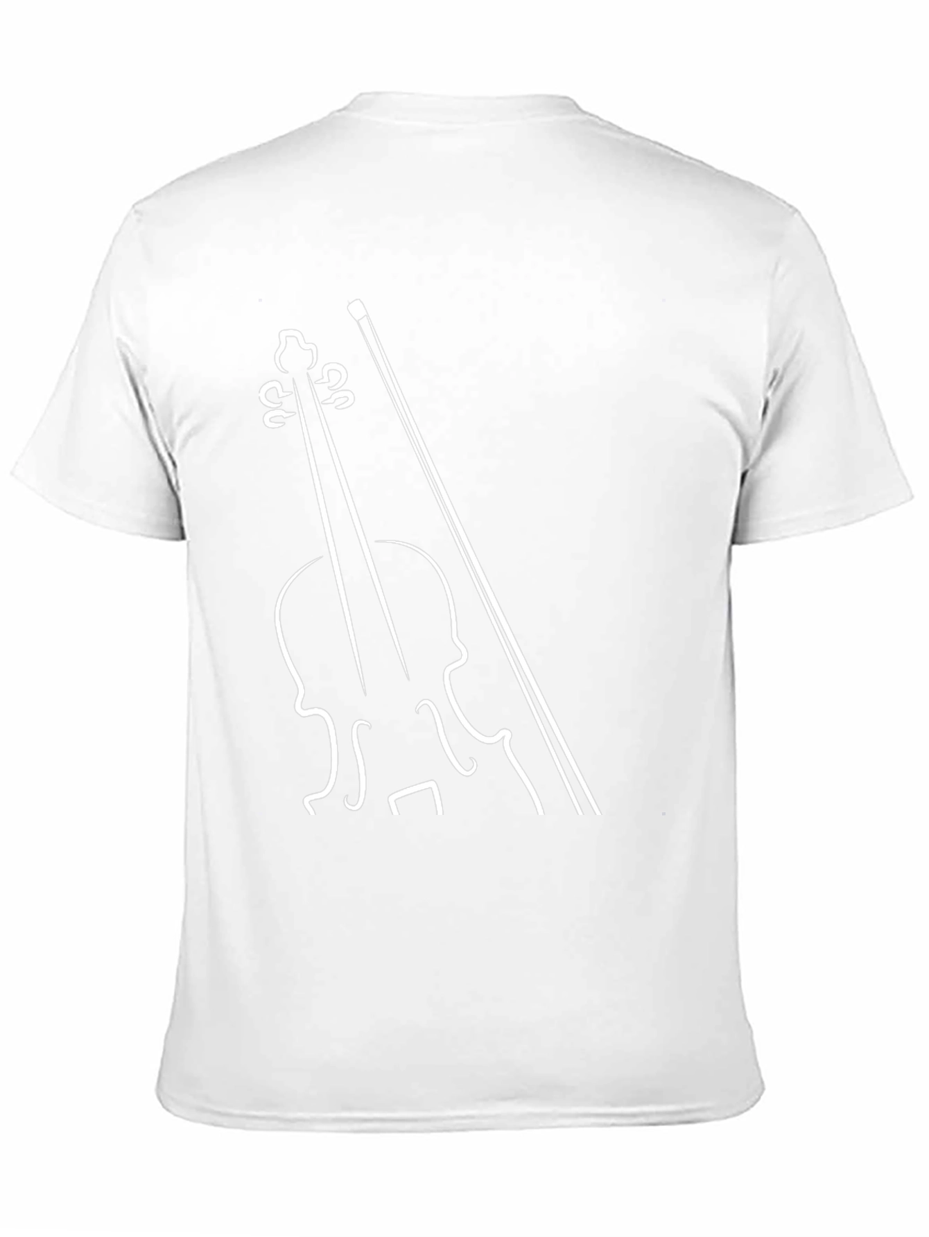 Violin Graphic Tee - Classic Musicians Style