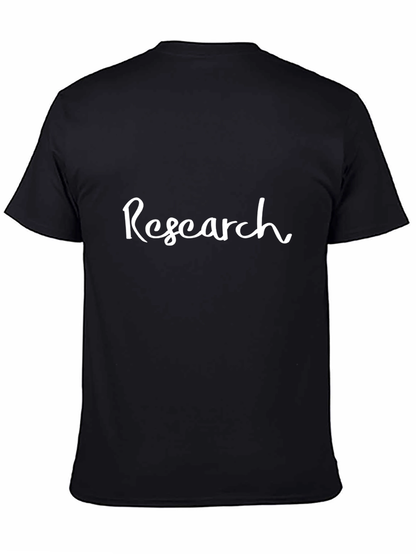 Research Black Cotton T-Shirt
