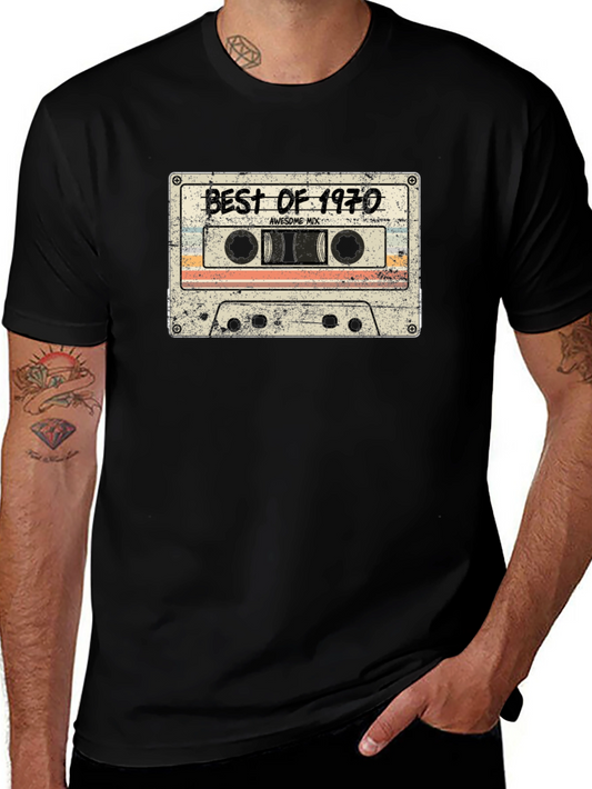 Best of 1970 Cassette Tape Graphic T-Shirt
