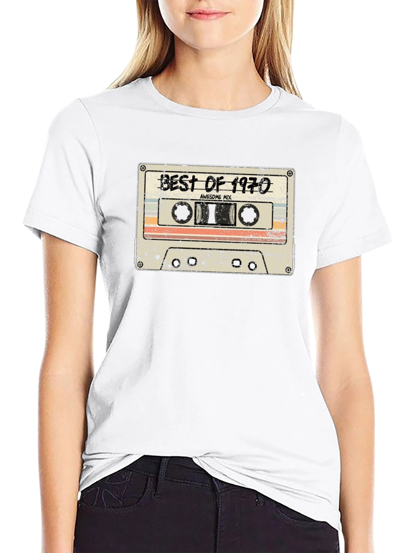 Best of 1970 Cassette Tape Graphic T-Shirt