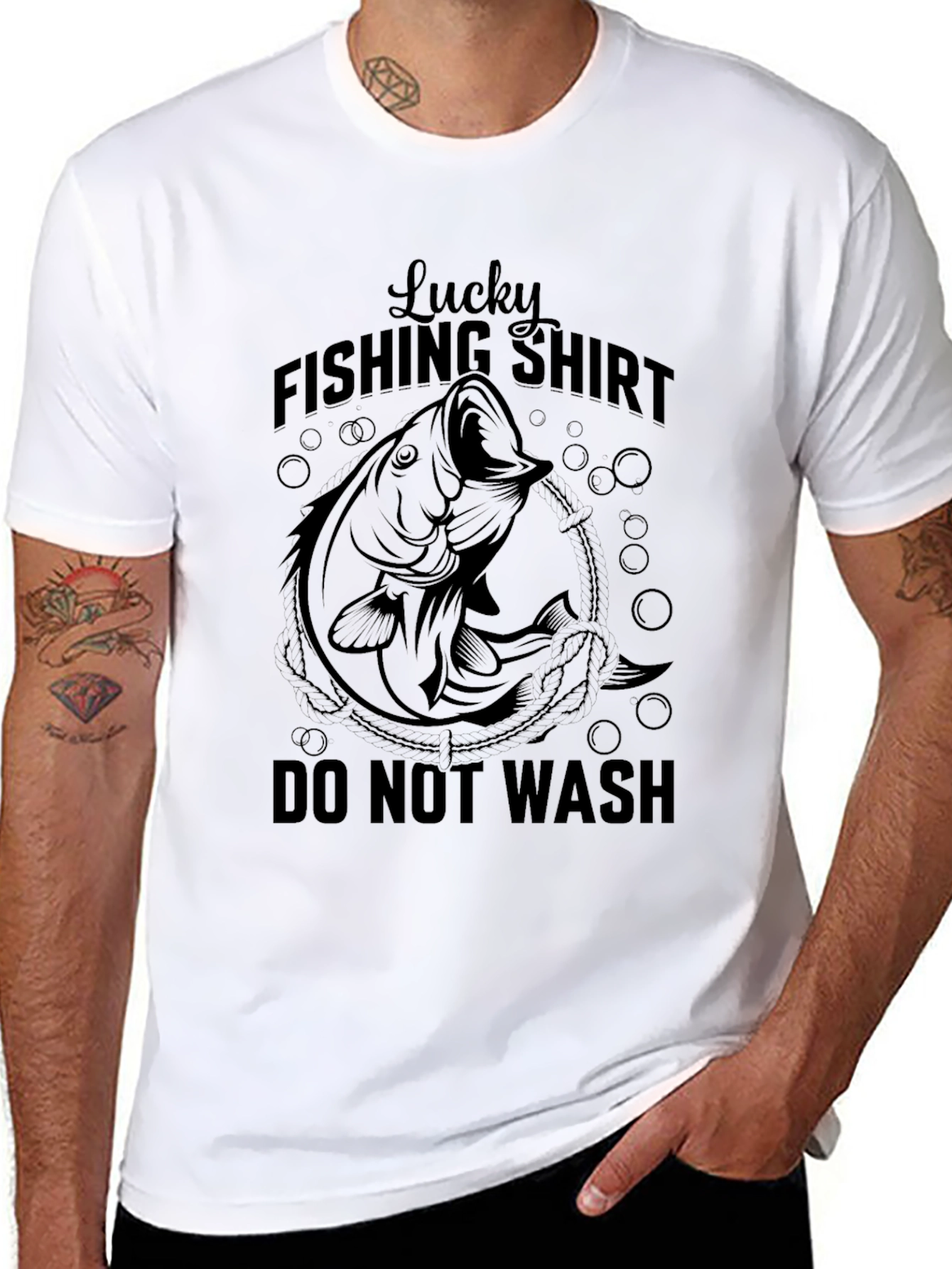 Lucky Fishing Shirt - Funny Fisherman Tee