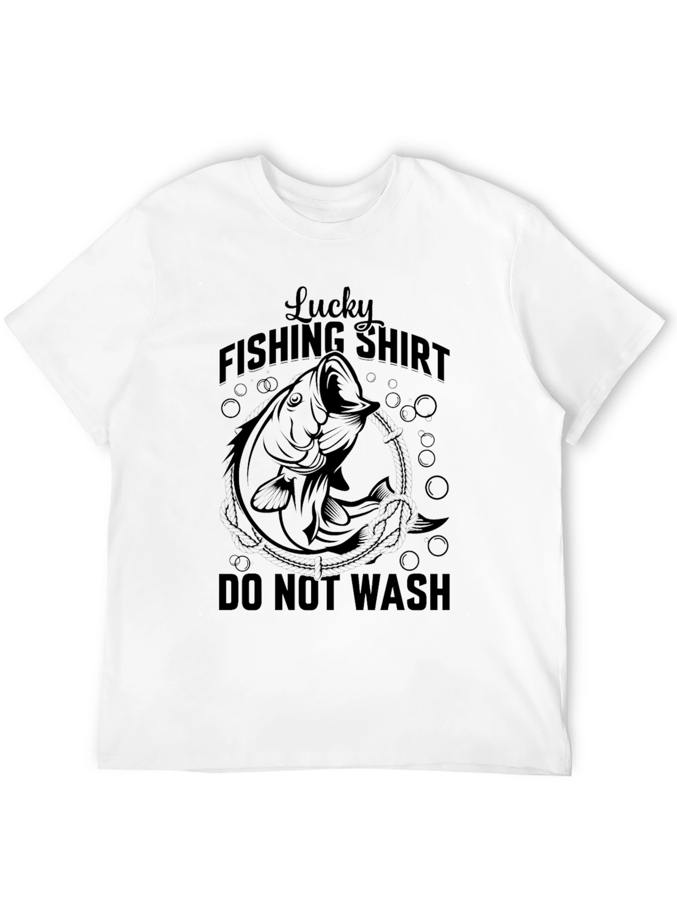 Lucky Fishing Shirt - Funny Fisherman Tee