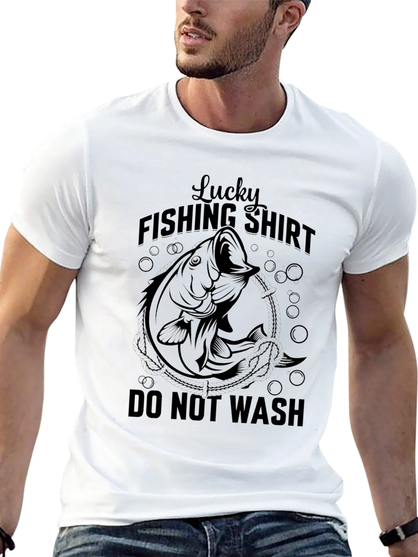 Lucky Fishing Shirt - Funny Fisherman Tee
