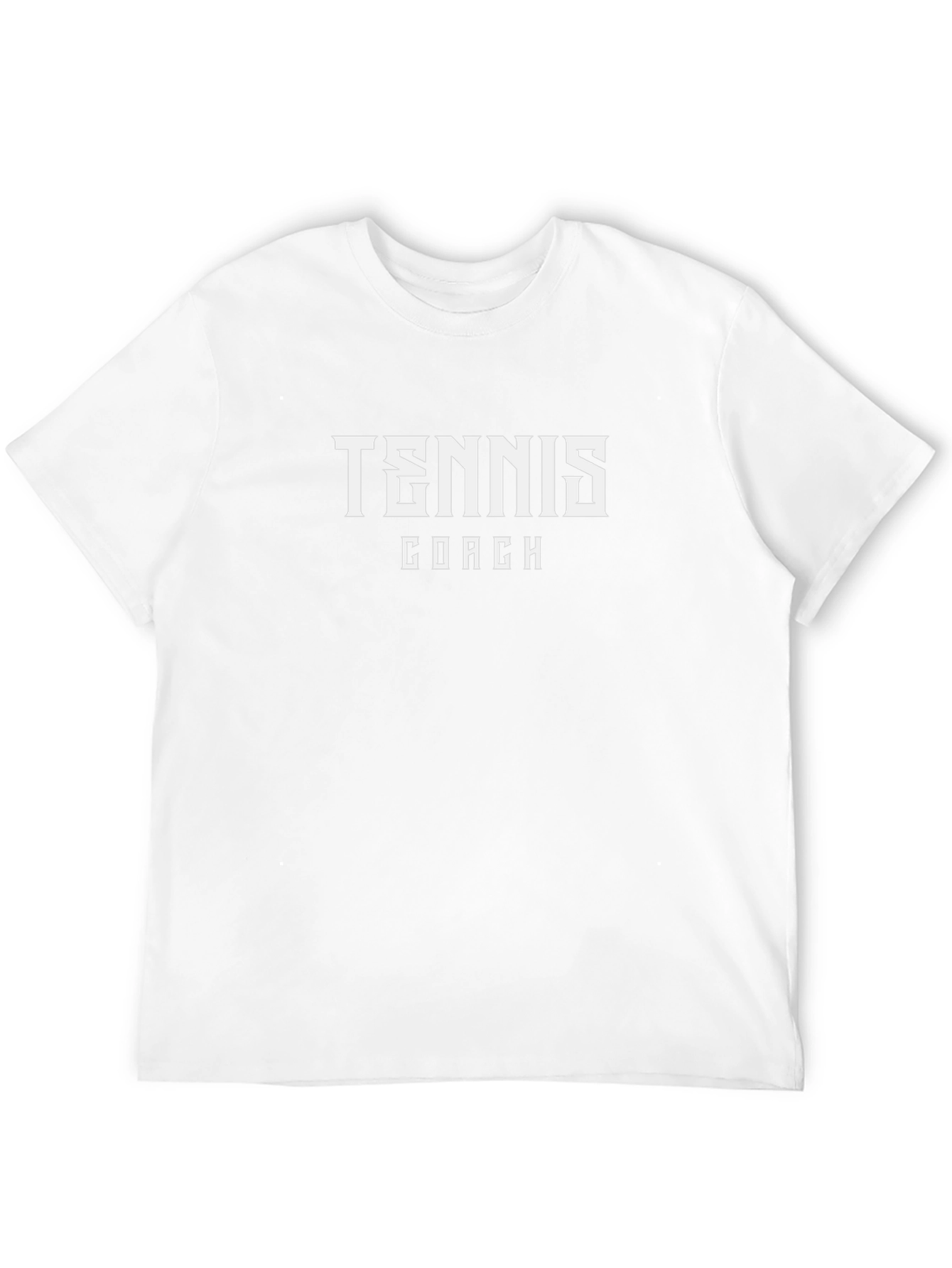 Tennis Coach Graphic T-Shirt - Sporty Style