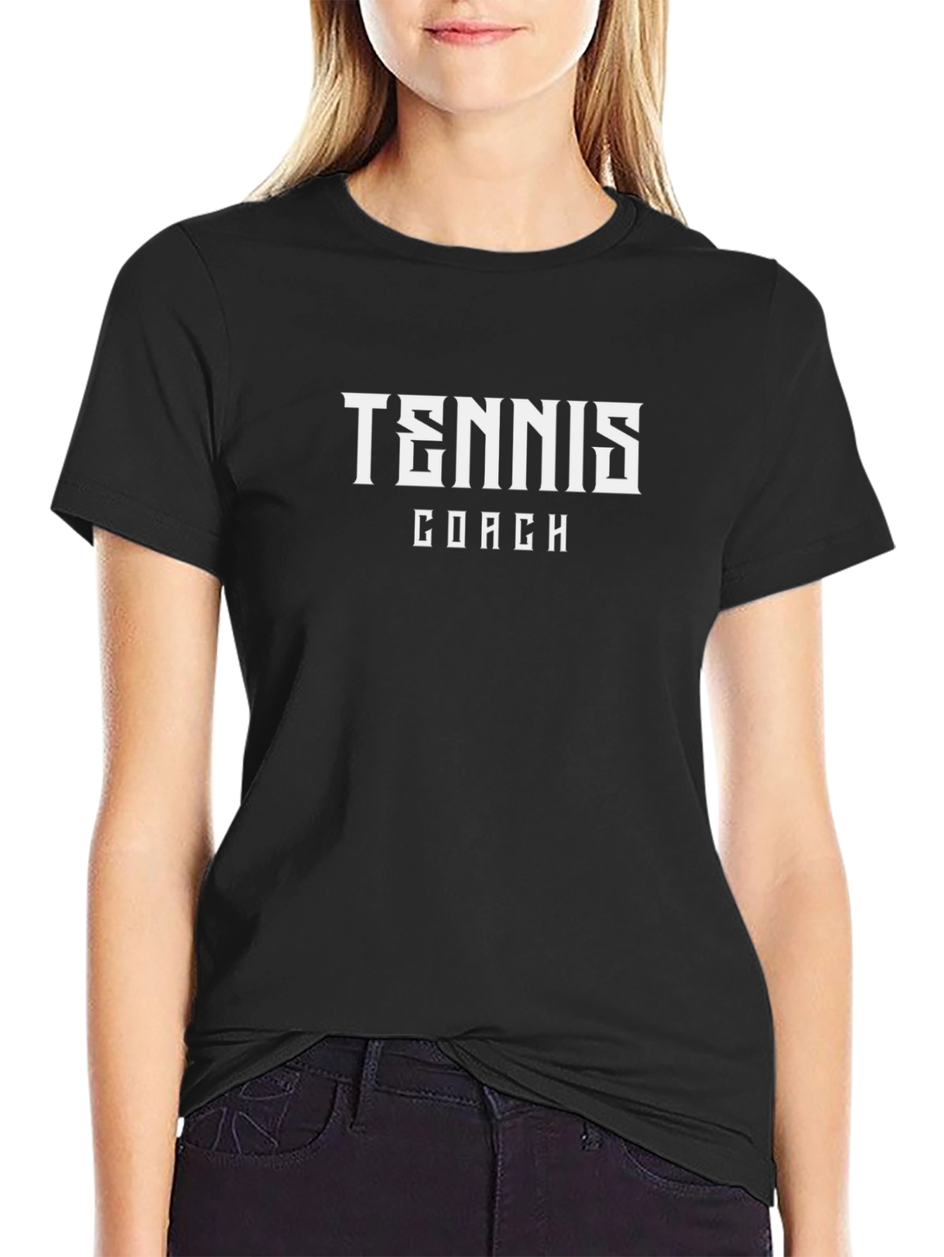 Tennis Coach Graphic T-Shirt - Sporty Style