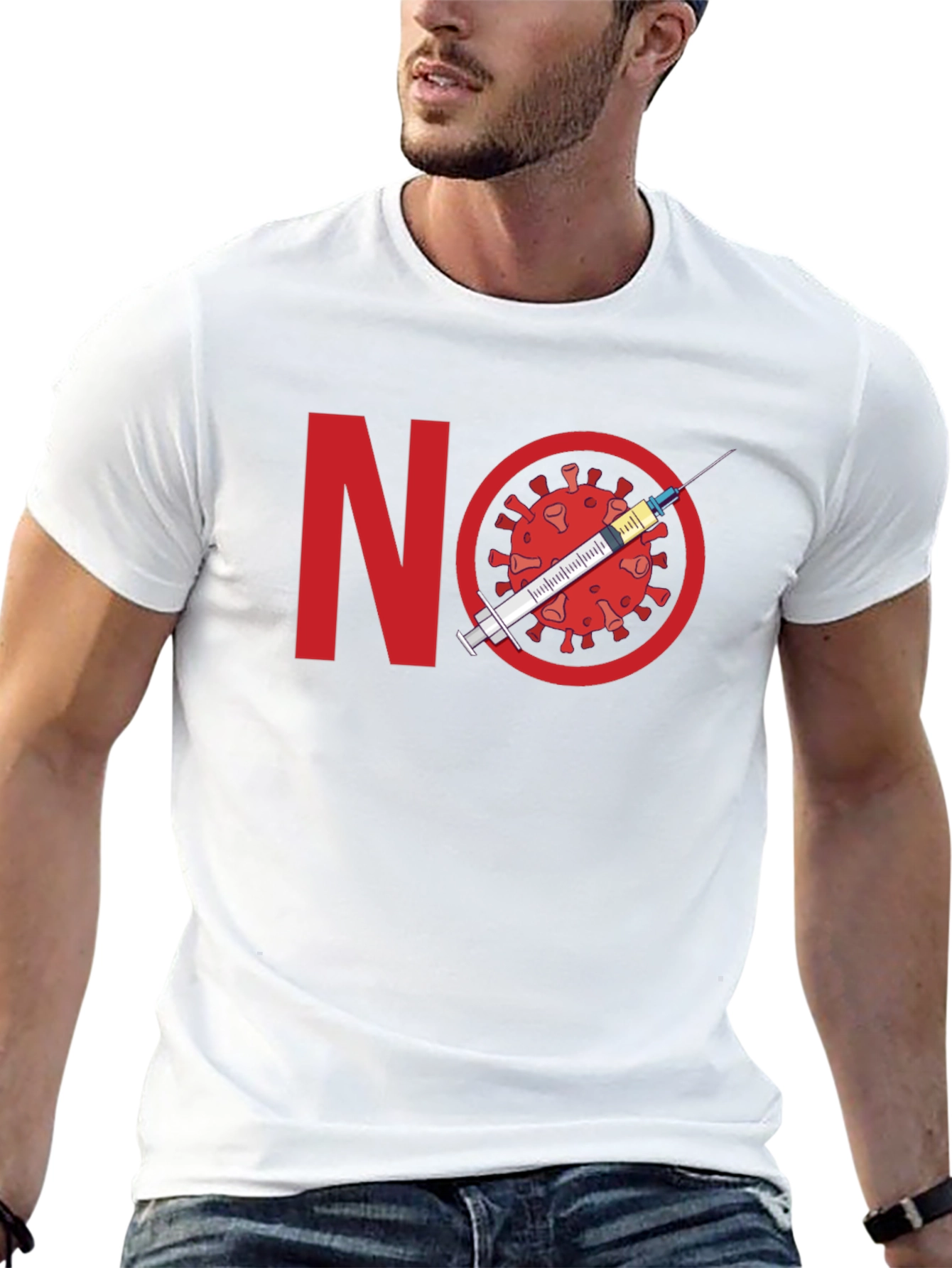 No Vaccine Protest T-Shirt