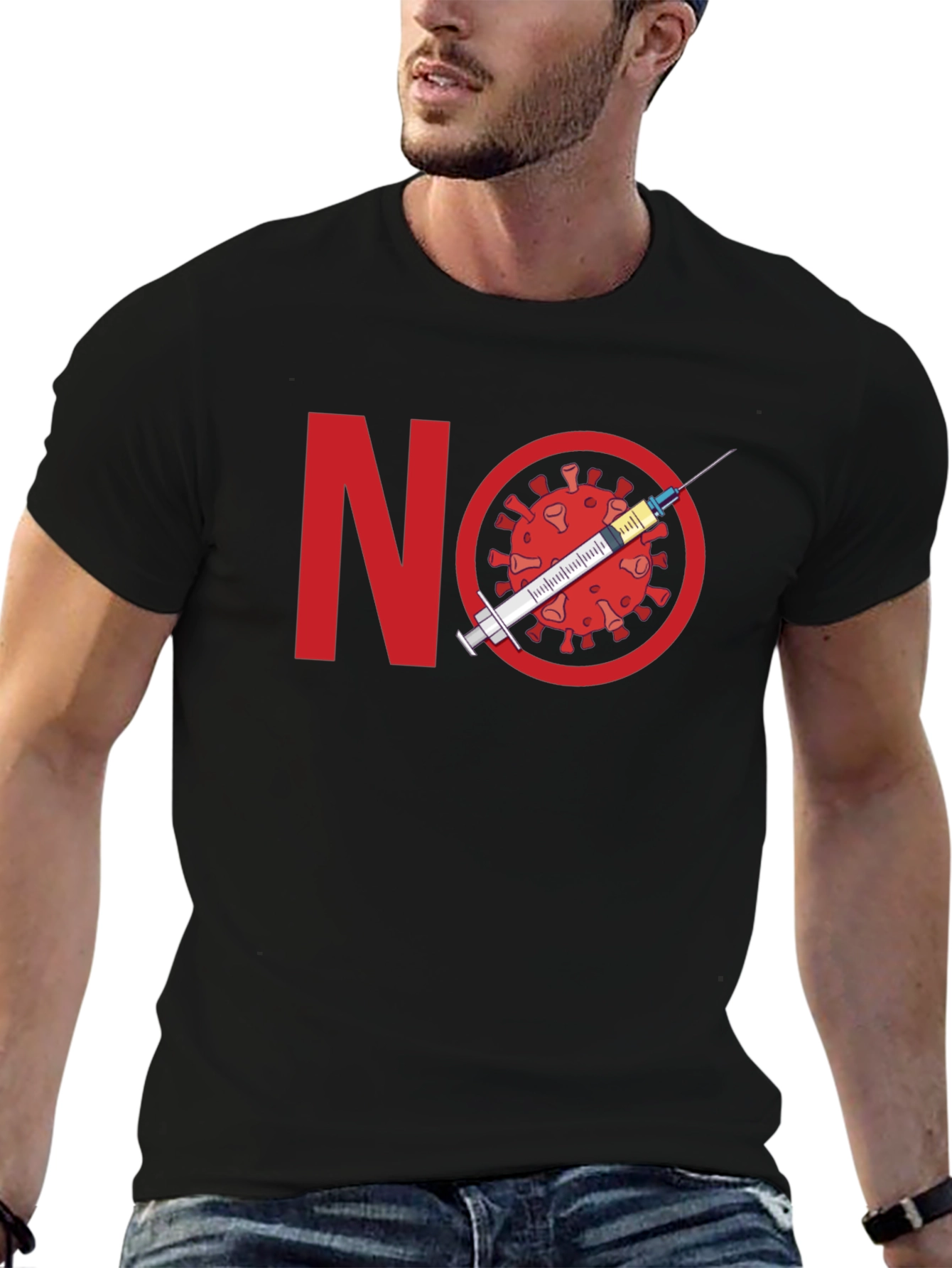 No Vaccine Protest T-Shirt