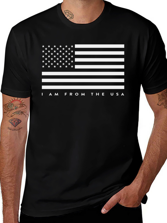 I Am From The USA Flag T-Shirt