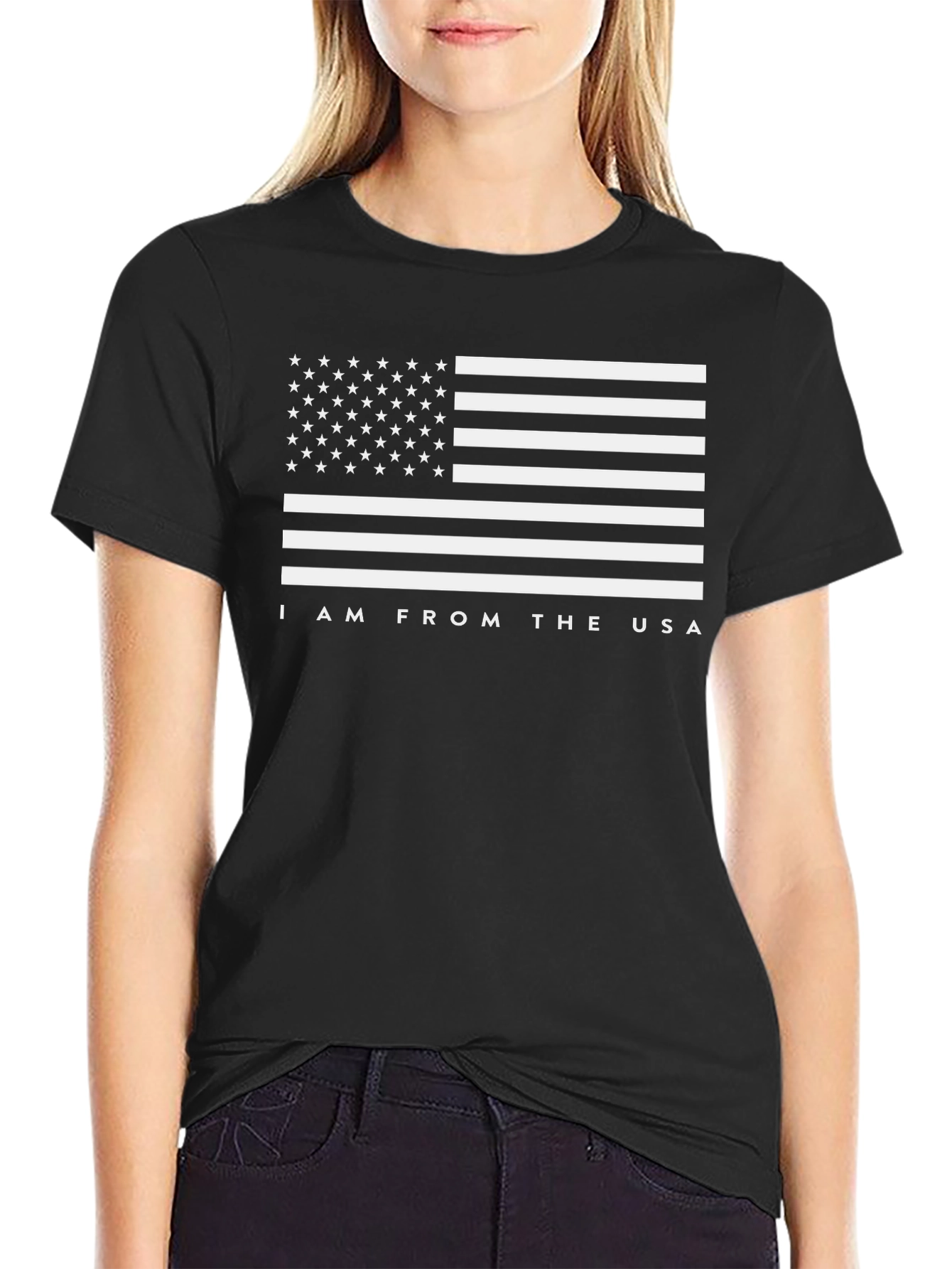 I Am From The USA Flag T-Shirt