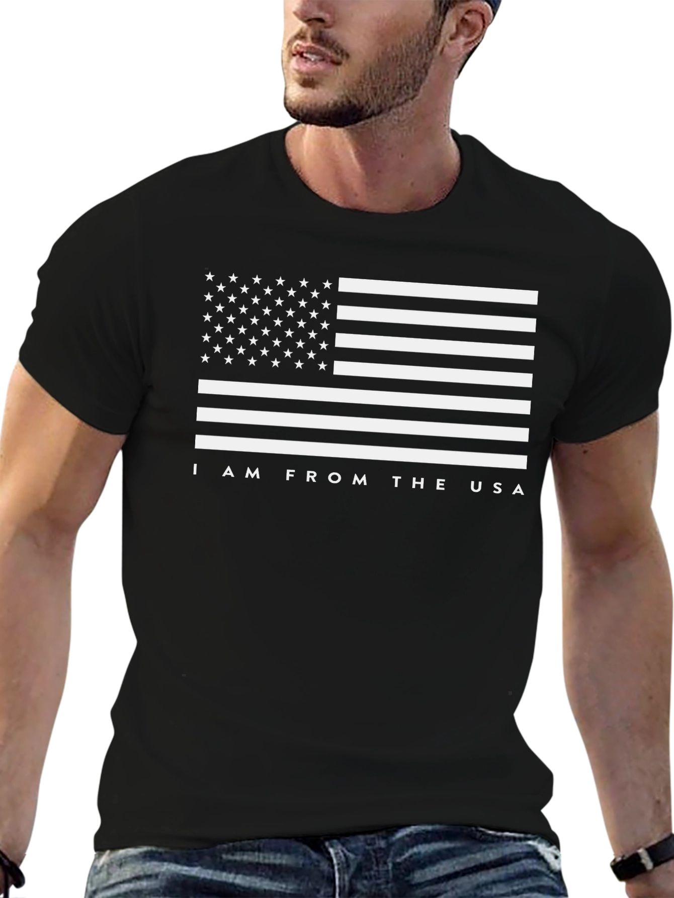 I Am From The USA Flag T-Shirt