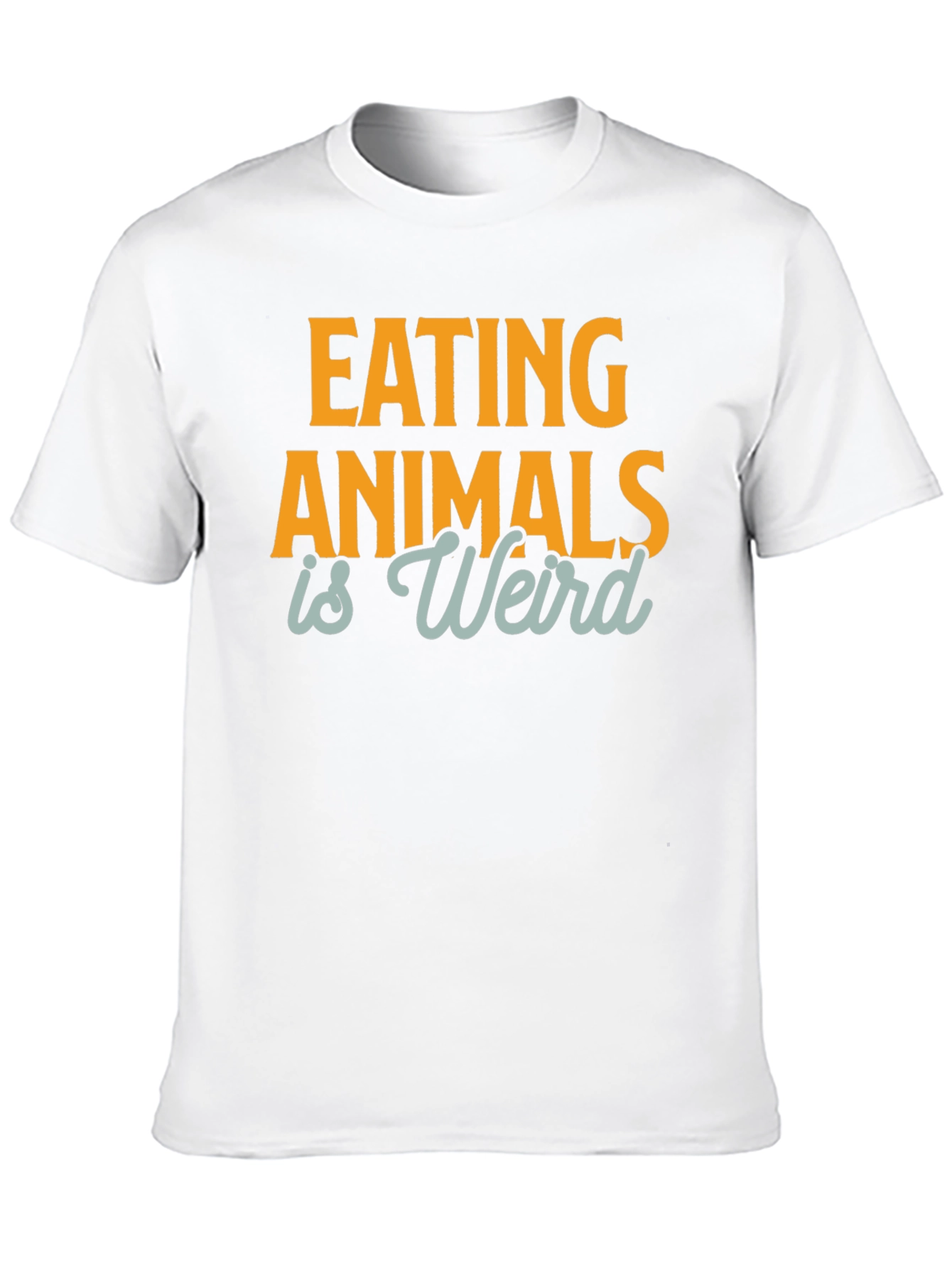 Eating Animals is Weird T-Shirt - Vegan Graphic Tee