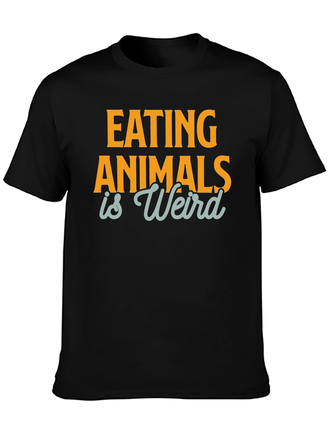 Eating Animals is Weird T-Shirt - Vegan Graphic Tee