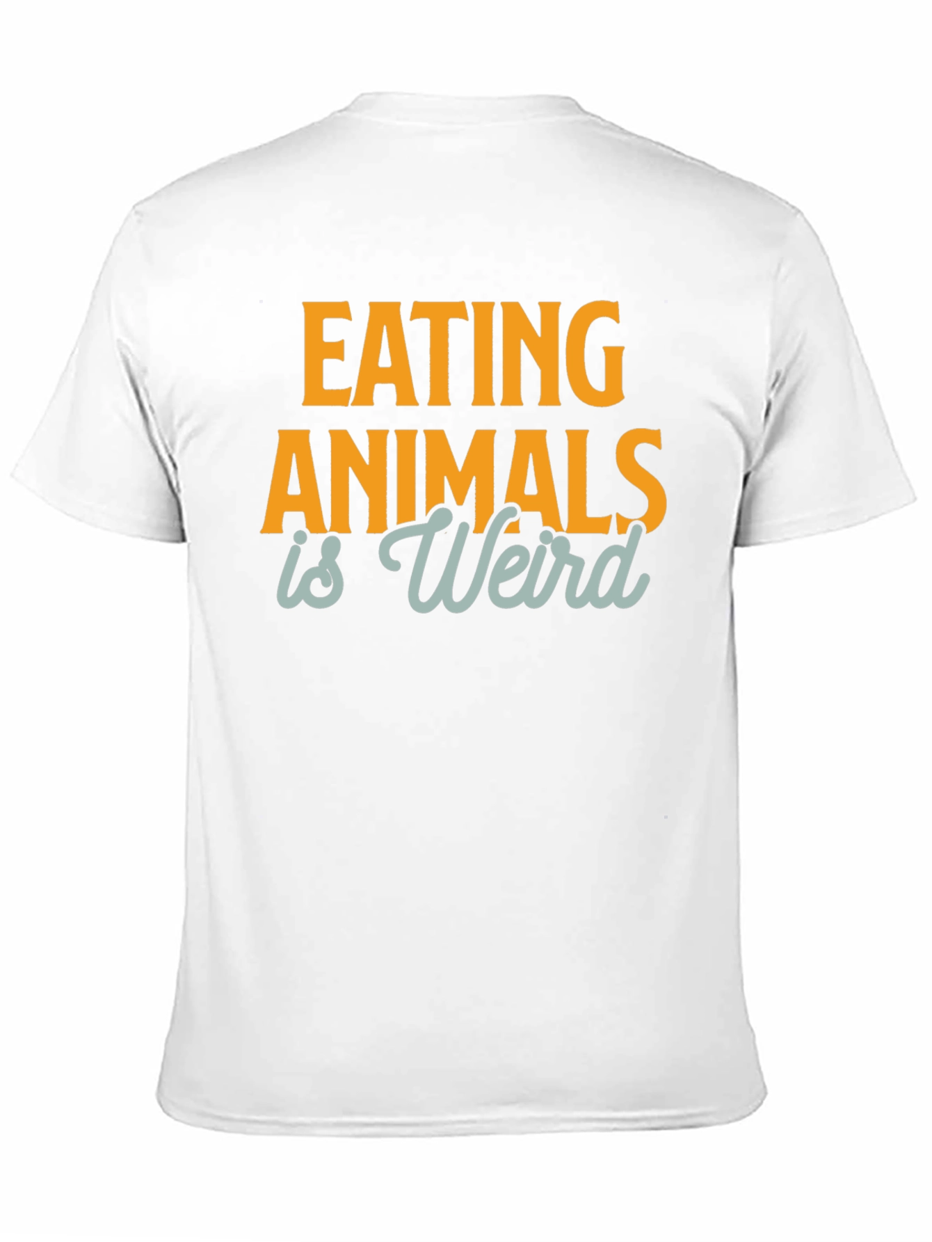 Eating Animals is Weird T-Shirt - Vegan Graphic Tee