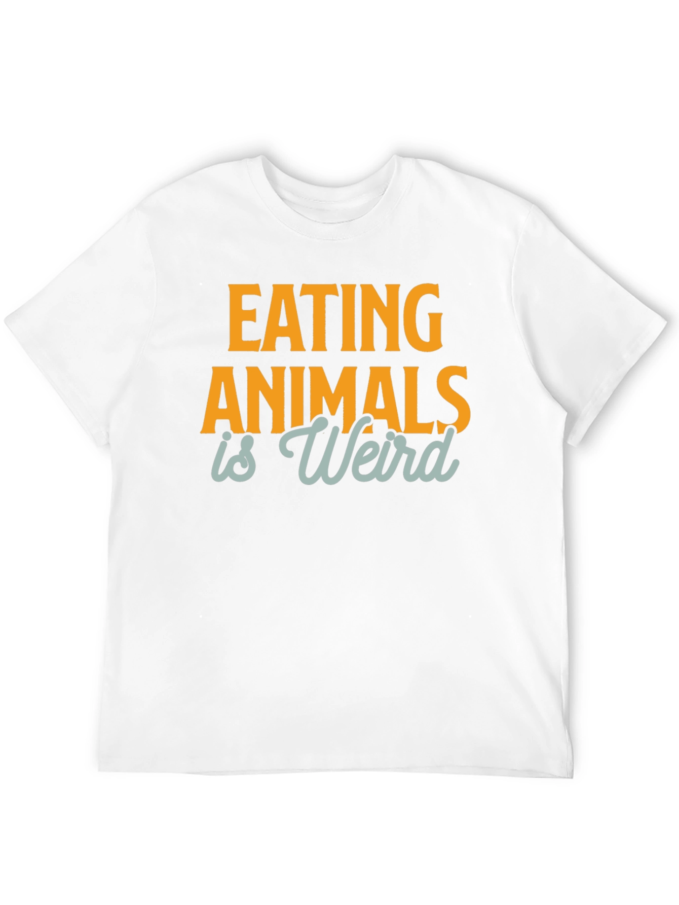 Eating Animals is Weird T-Shirt - Vegan Graphic Tee