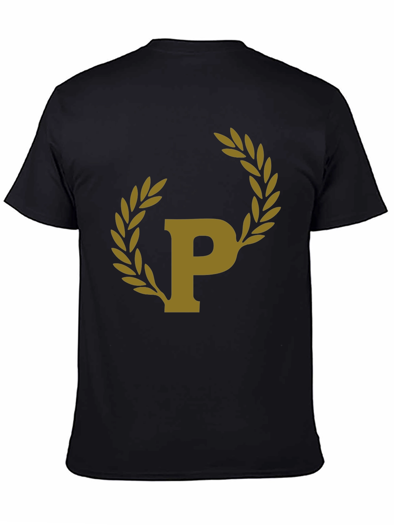 Black T-Shirt with Laurel P Design