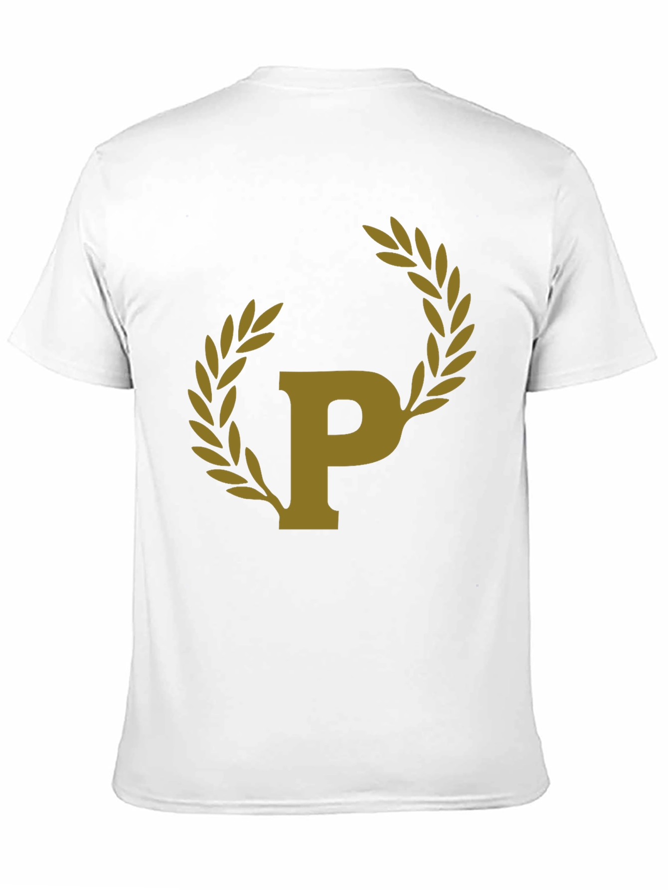 Black T-Shirt with Laurel P Design