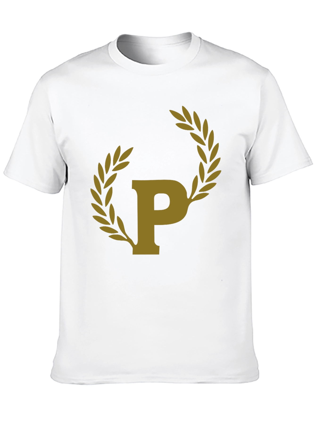 Black T-Shirt with Laurel P Design