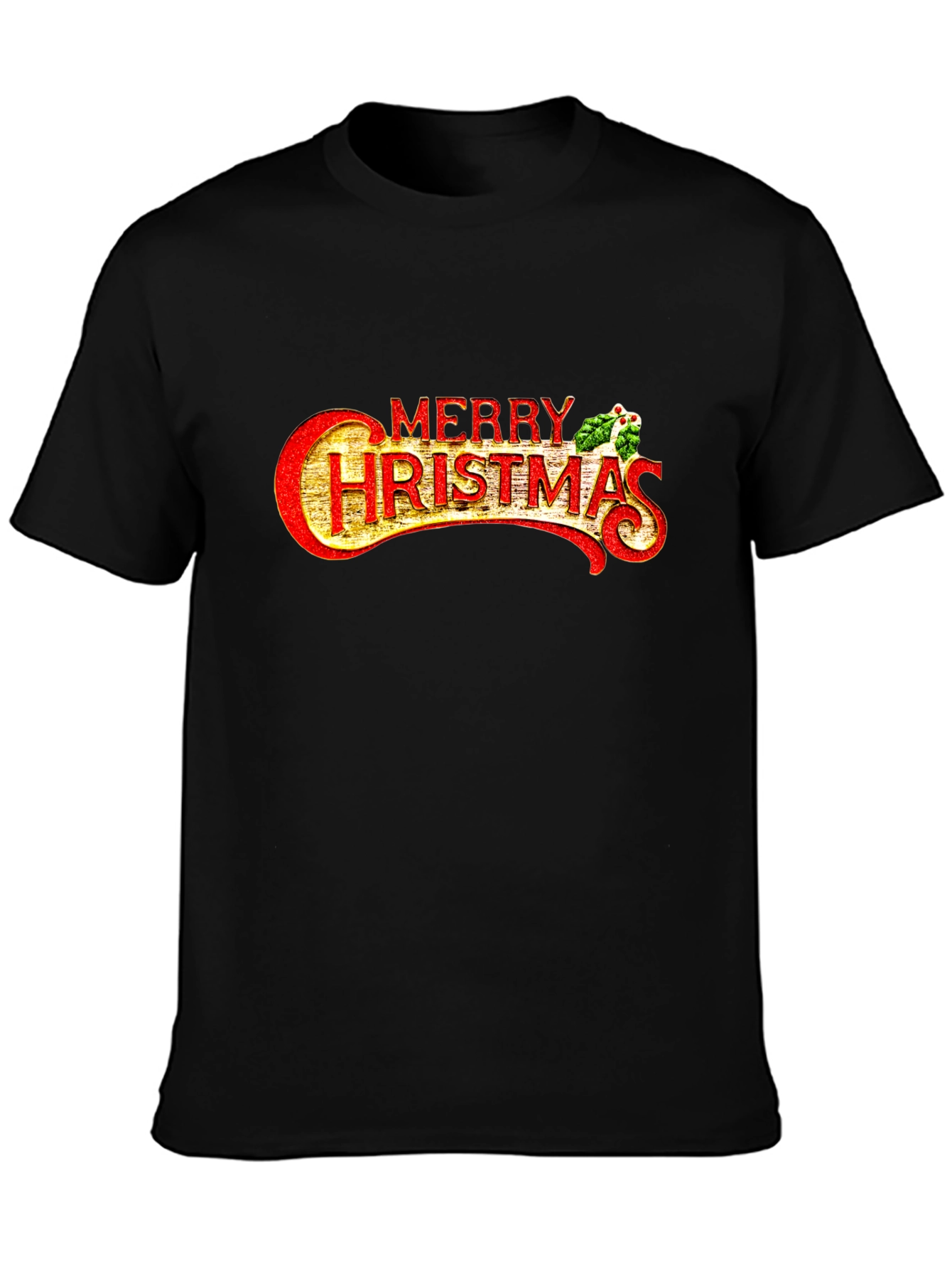 Festive Merry Christmas Graphic Tee - Holiday Style