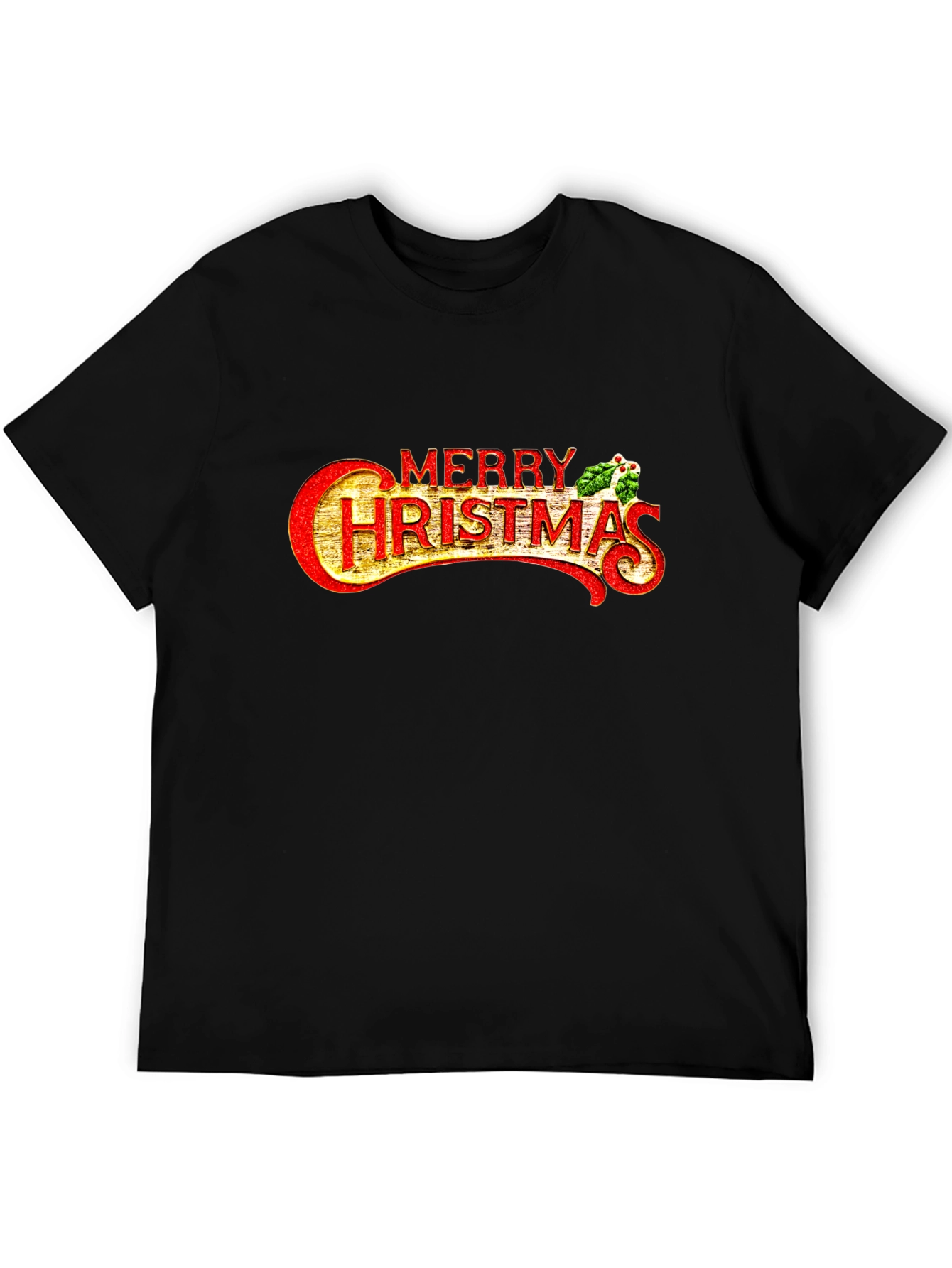 Festive Merry Christmas Graphic Tee - Holiday Style