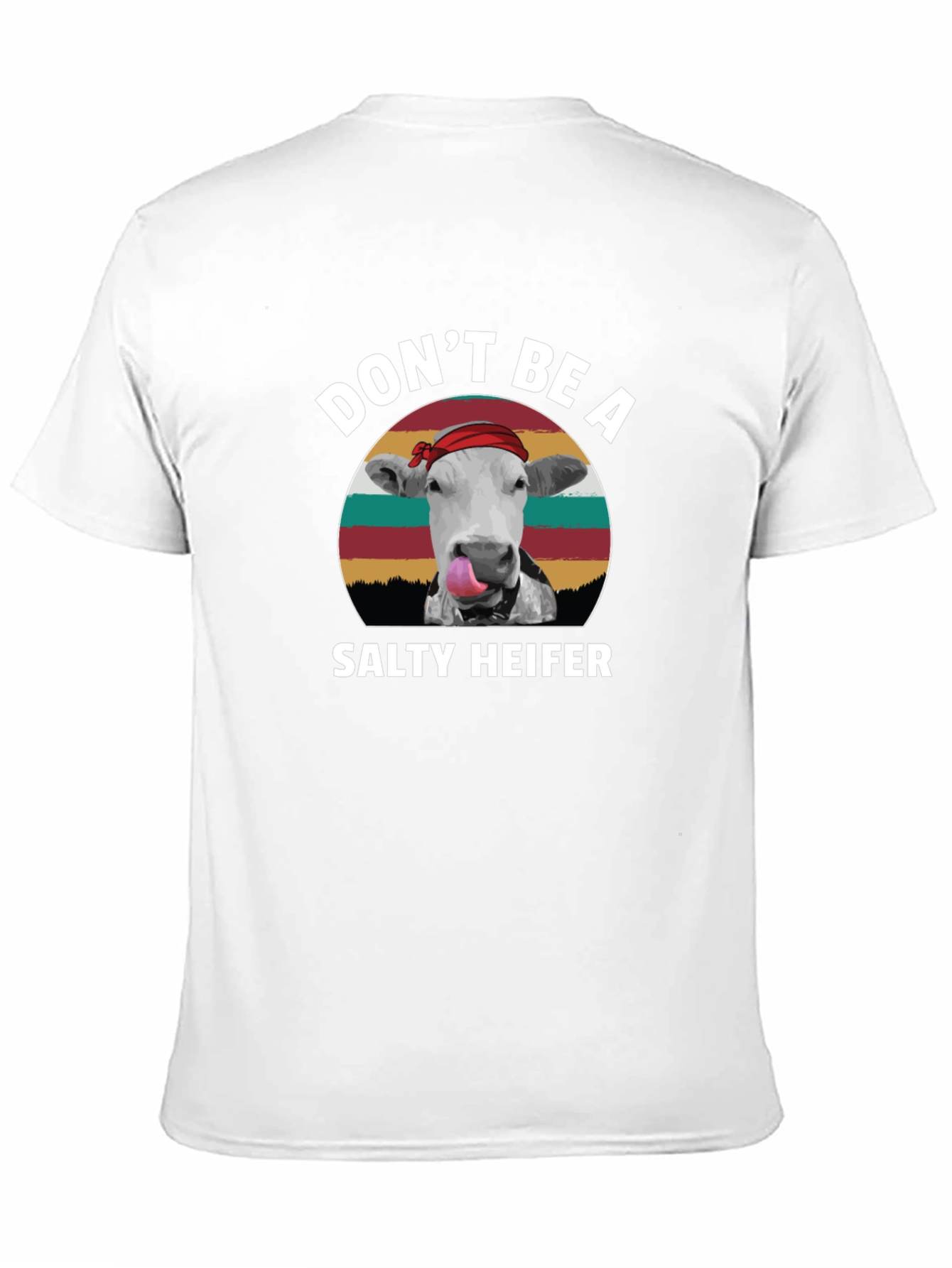 Dont Be A Salty Heifer Black T-Shirt