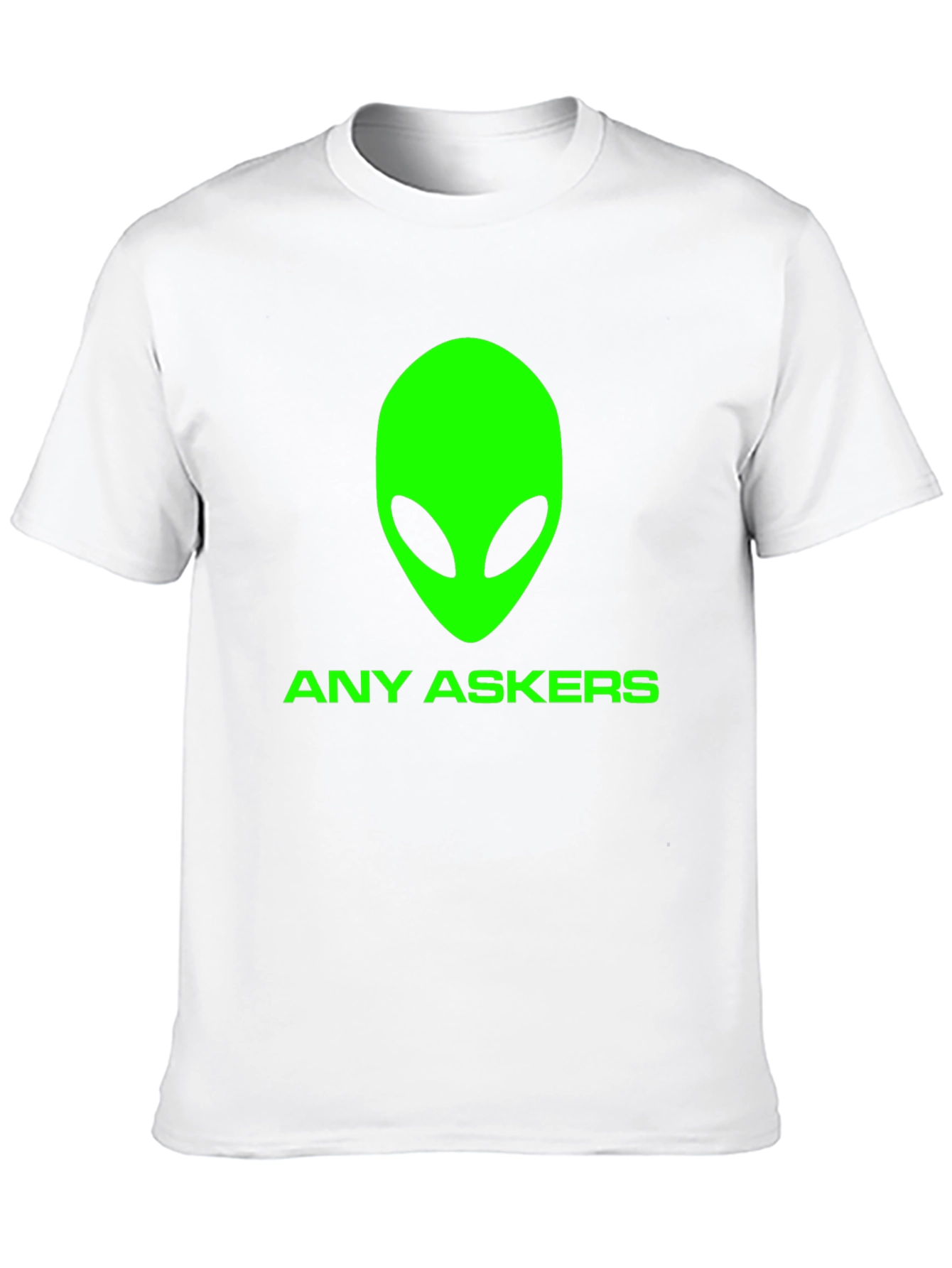 Any Askers? Alien Graphic T-Shirt - Black
