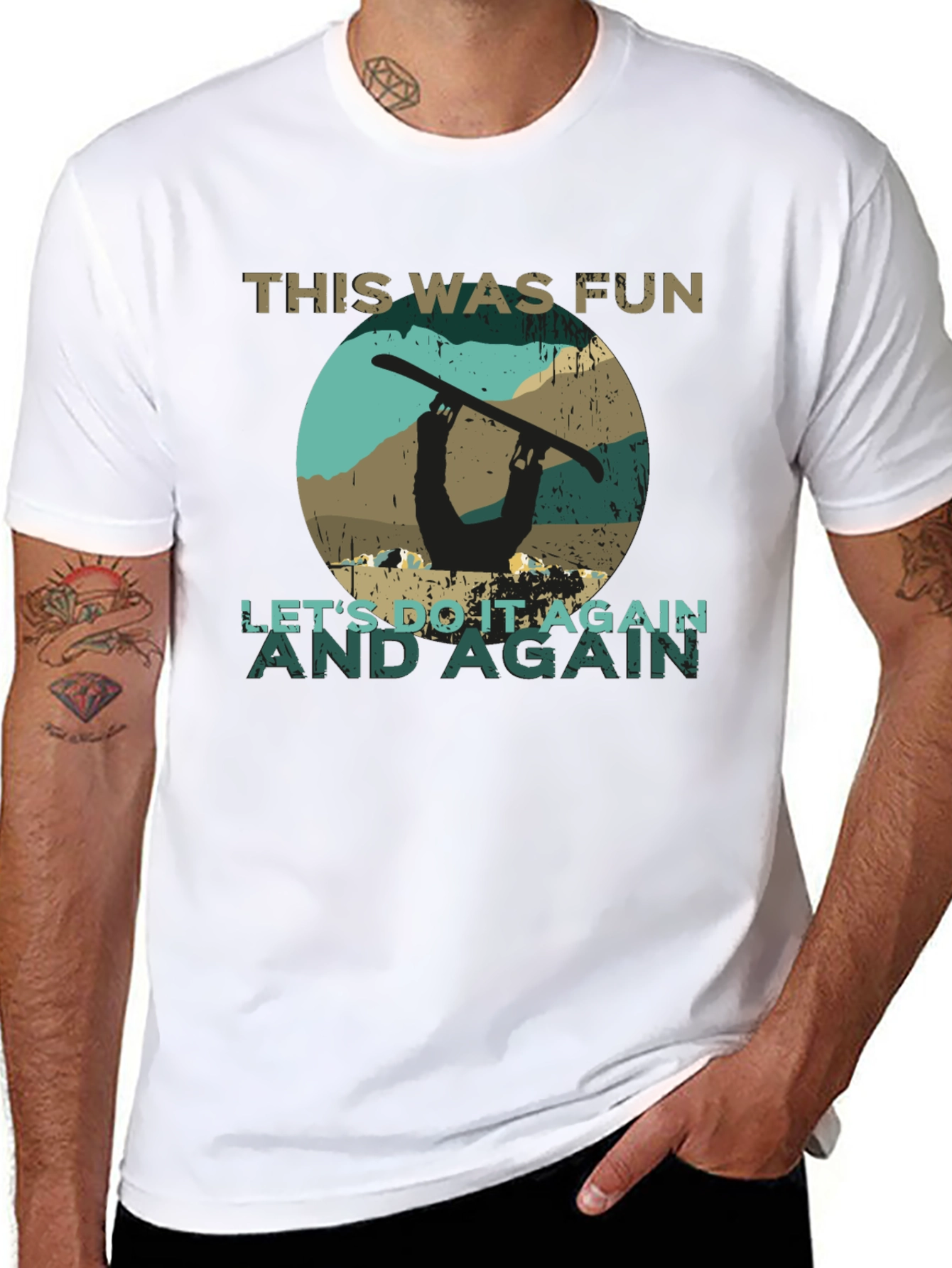 This Was Fun Snowboarding T-Shirt