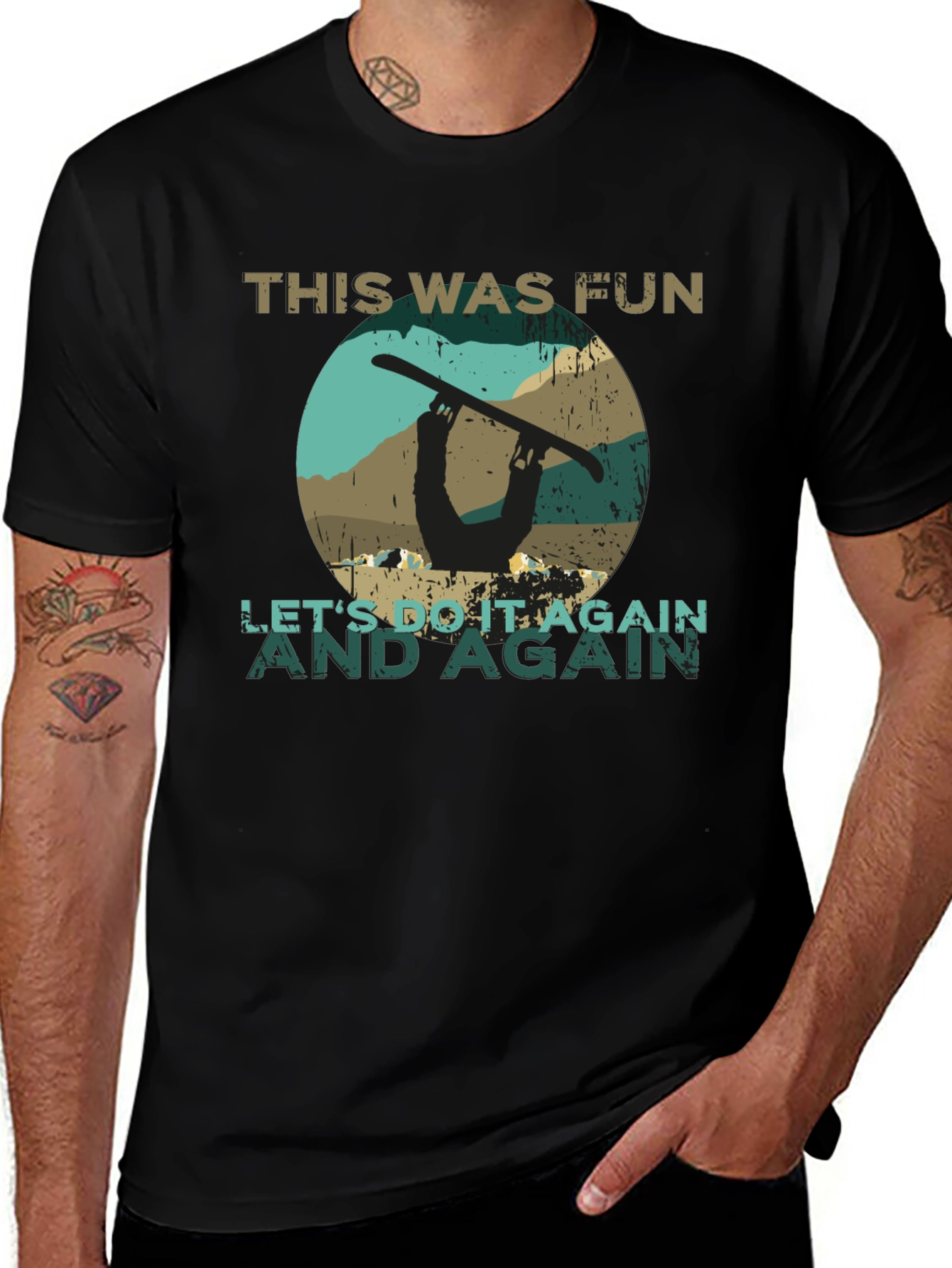 This Was Fun Snowboarding T-Shirt