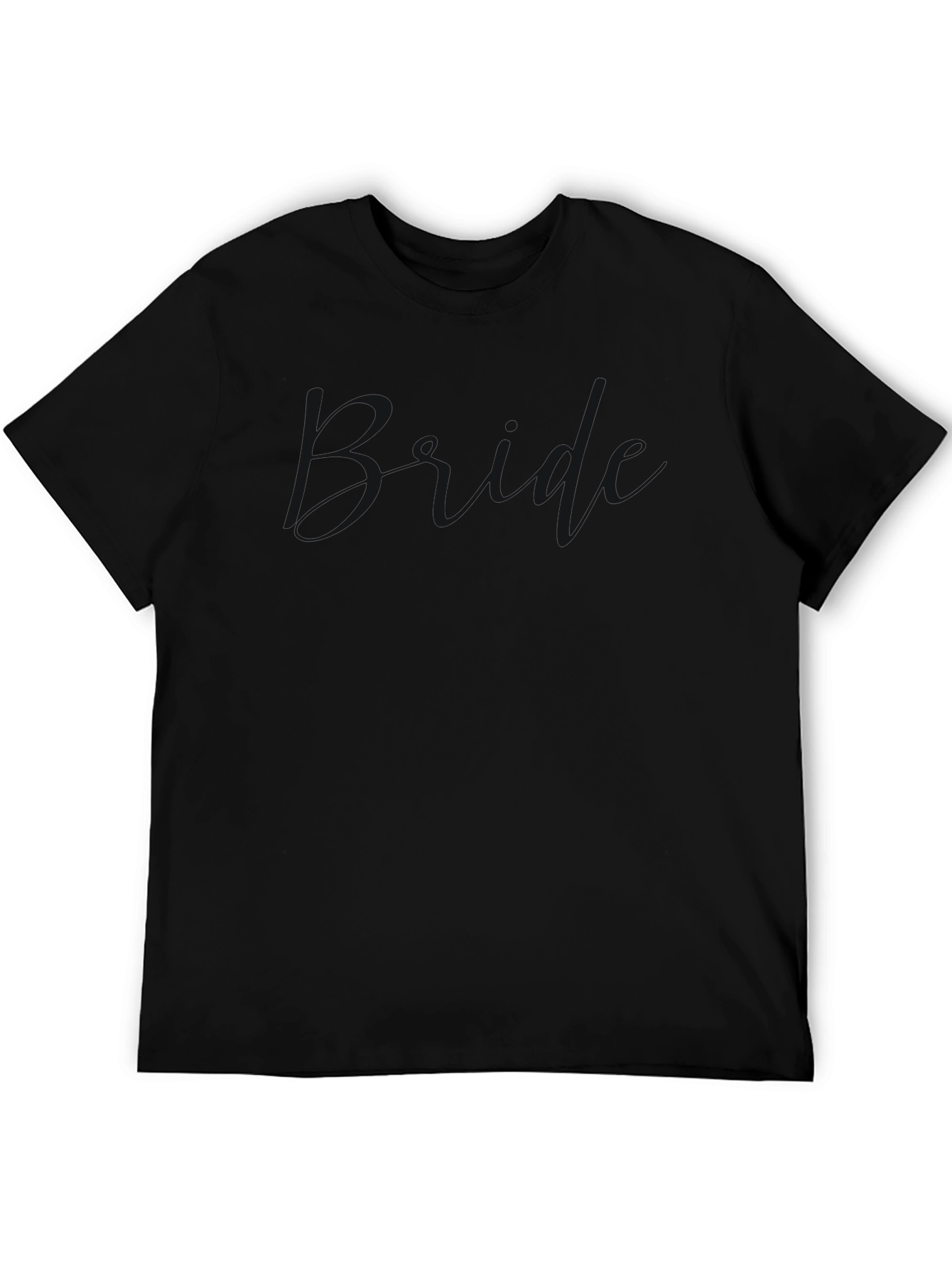 Mens Black Solid Crew Neck T-Shirt Casual Wear