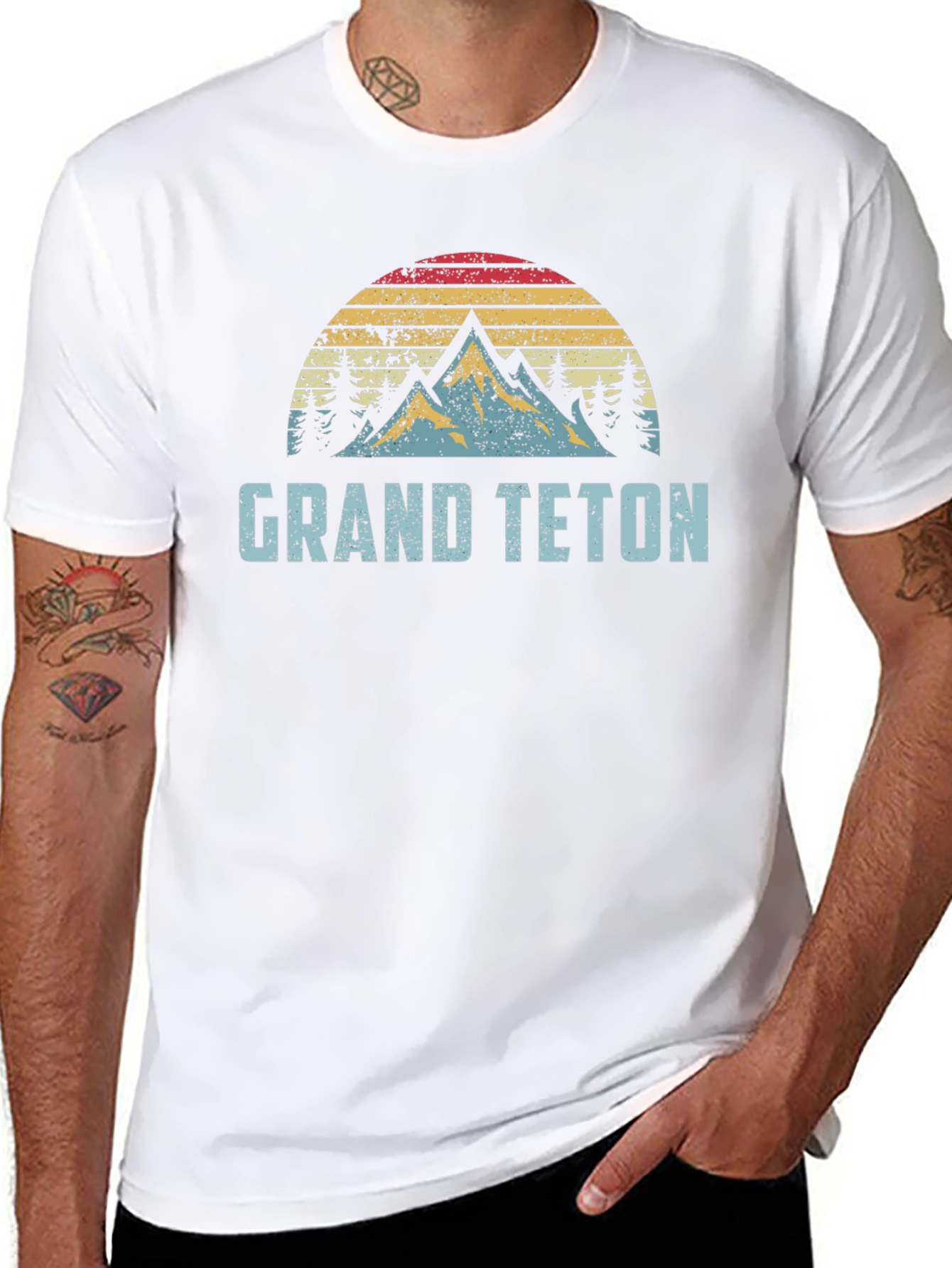 Grand Teton Retro Graphic Tee