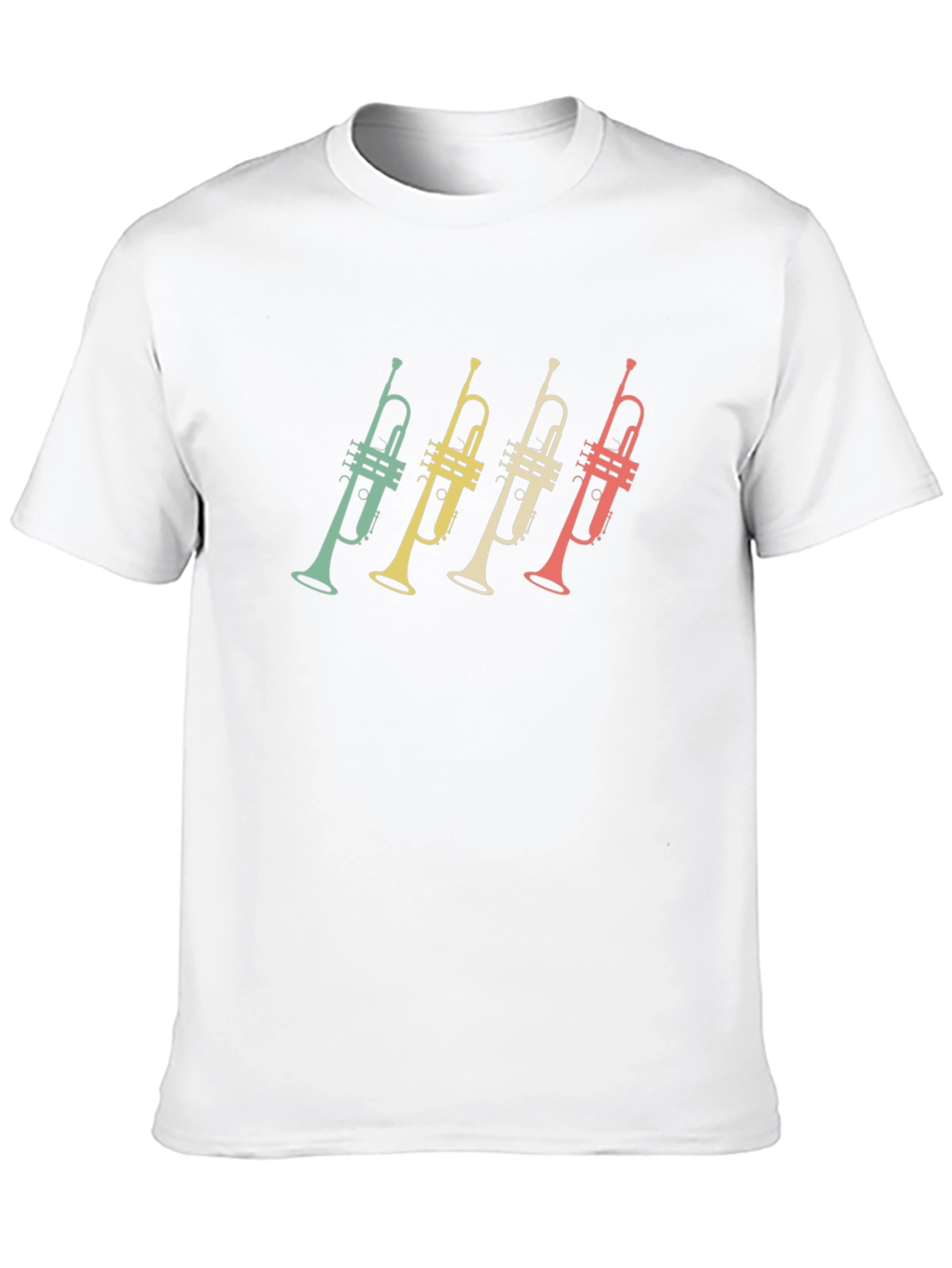 Retro Trumpet T-Shirt - Black