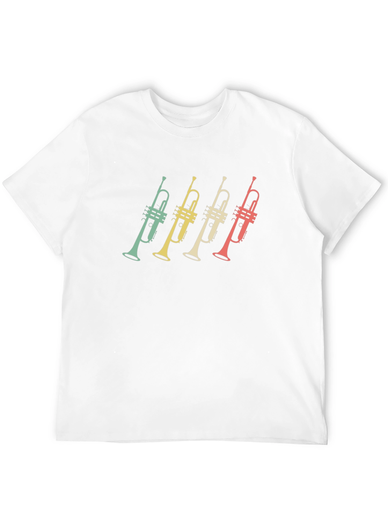 Retro Trumpet T-Shirt - Black