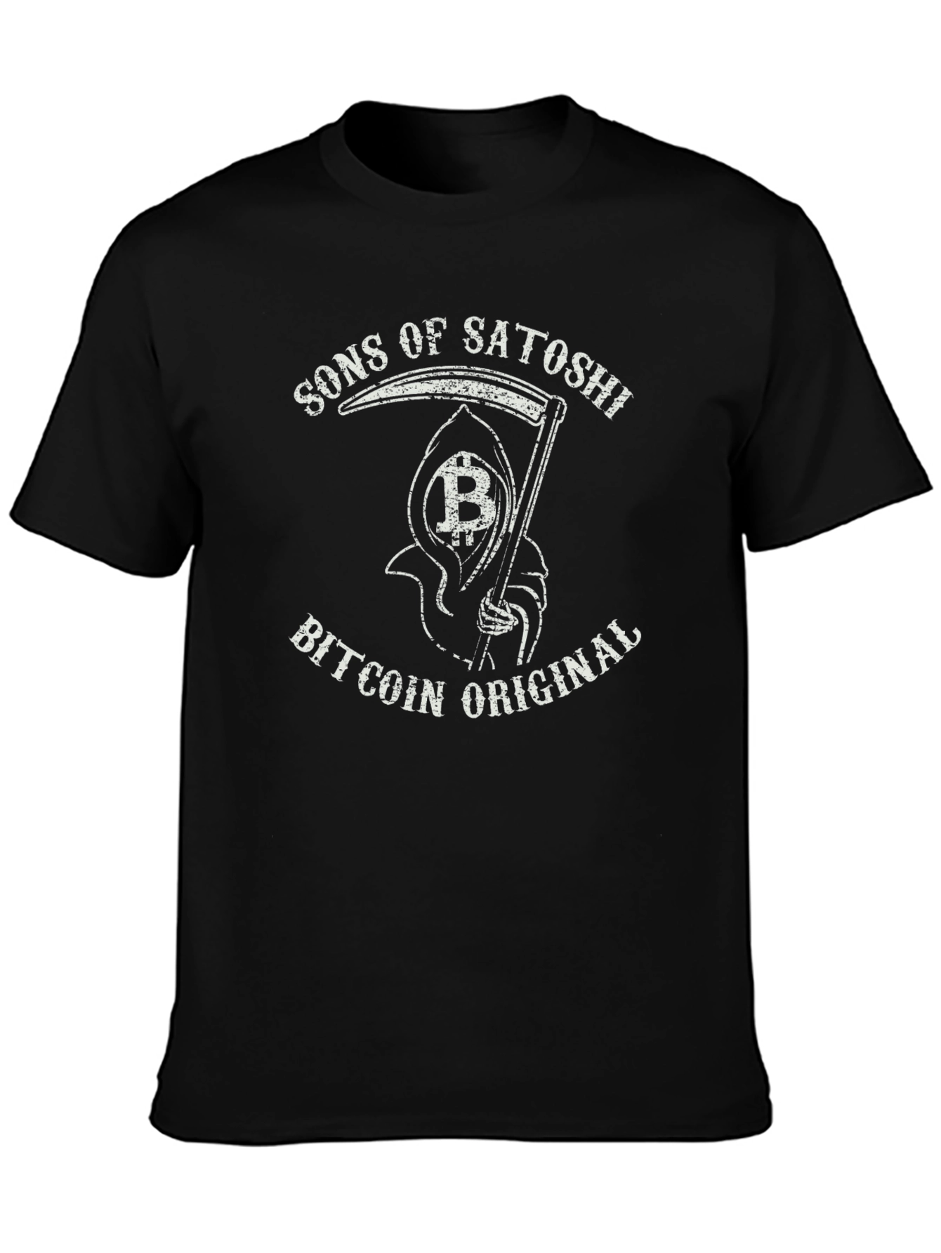 Sons of Satoshi Bitcoin Reaper Graphic Tee