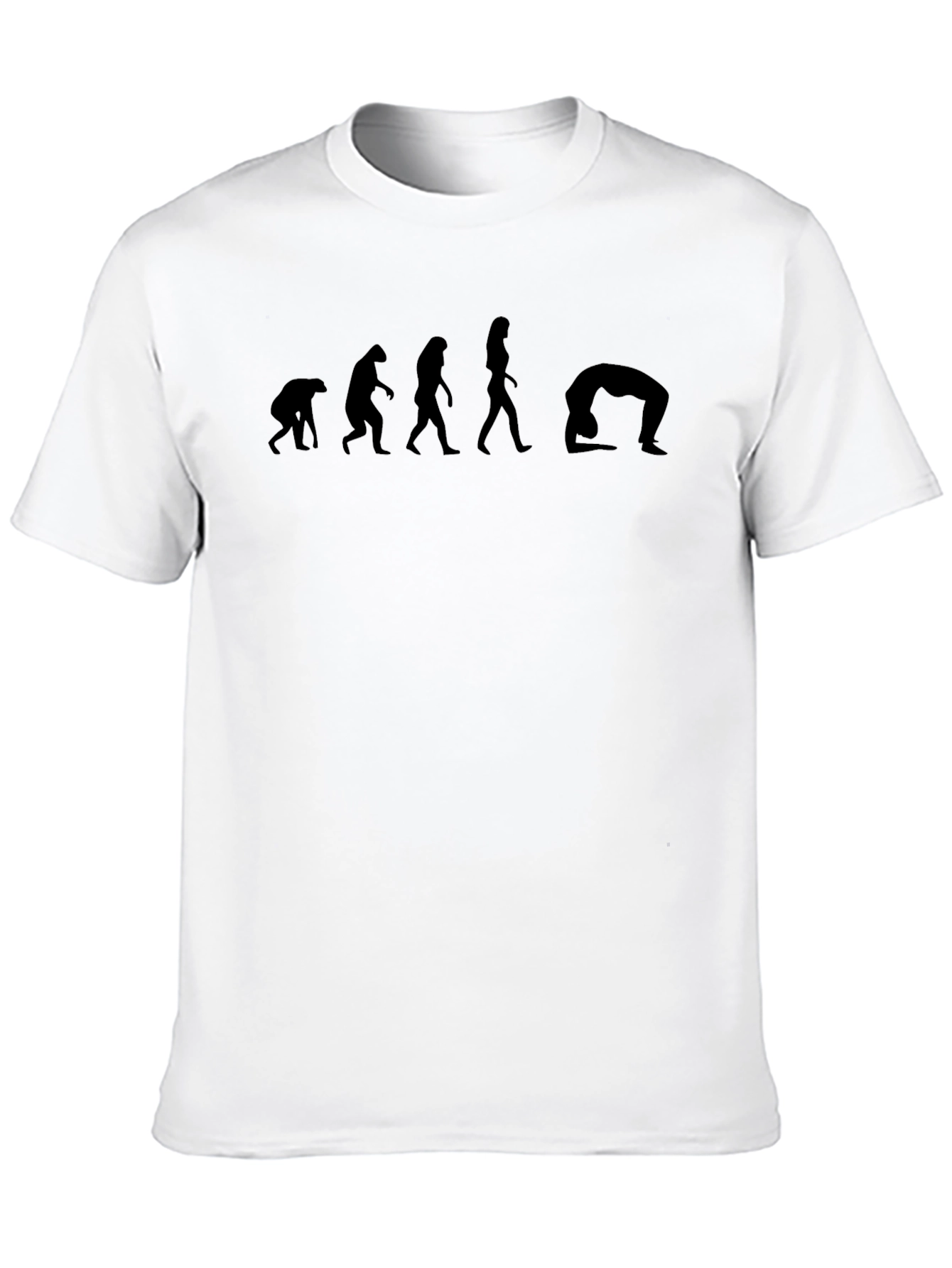 Evolution of Yoga Black T-Shirt