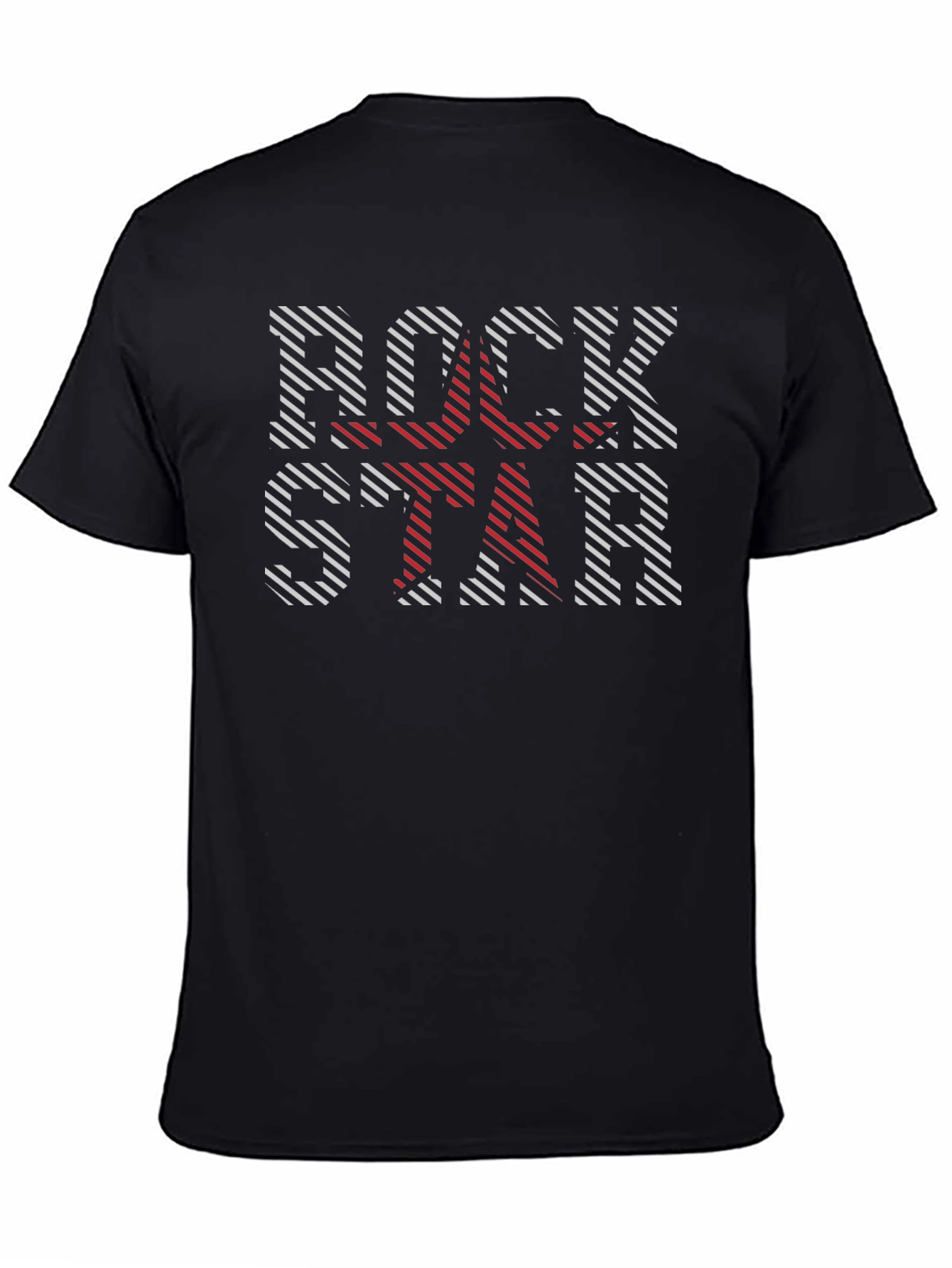 Rockstar Graphic Print Black T-Shirt