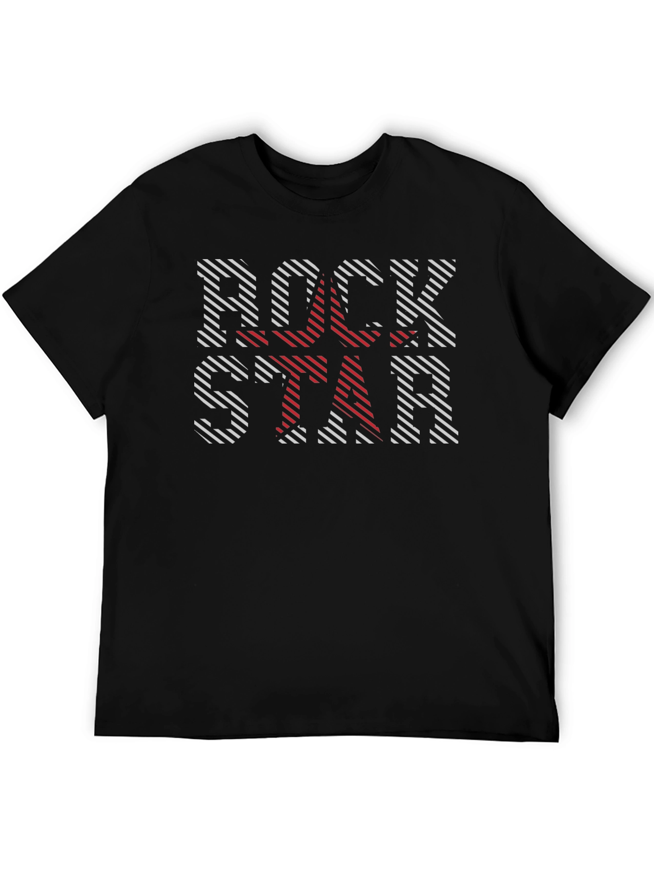 Rockstar Graphic Print Black T-Shirt