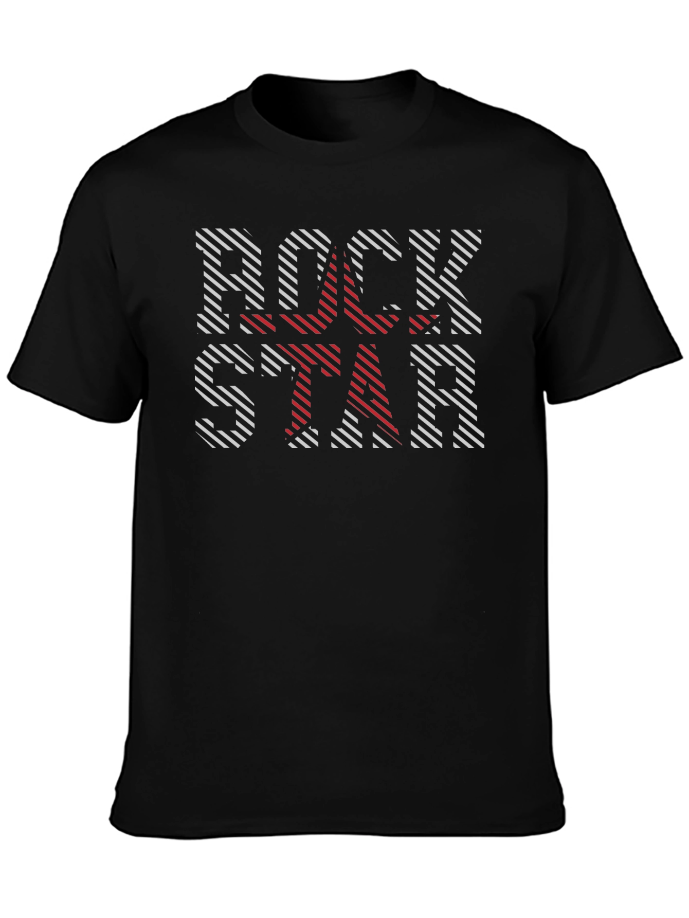 Rockstar Graphic Print Black T-Shirt