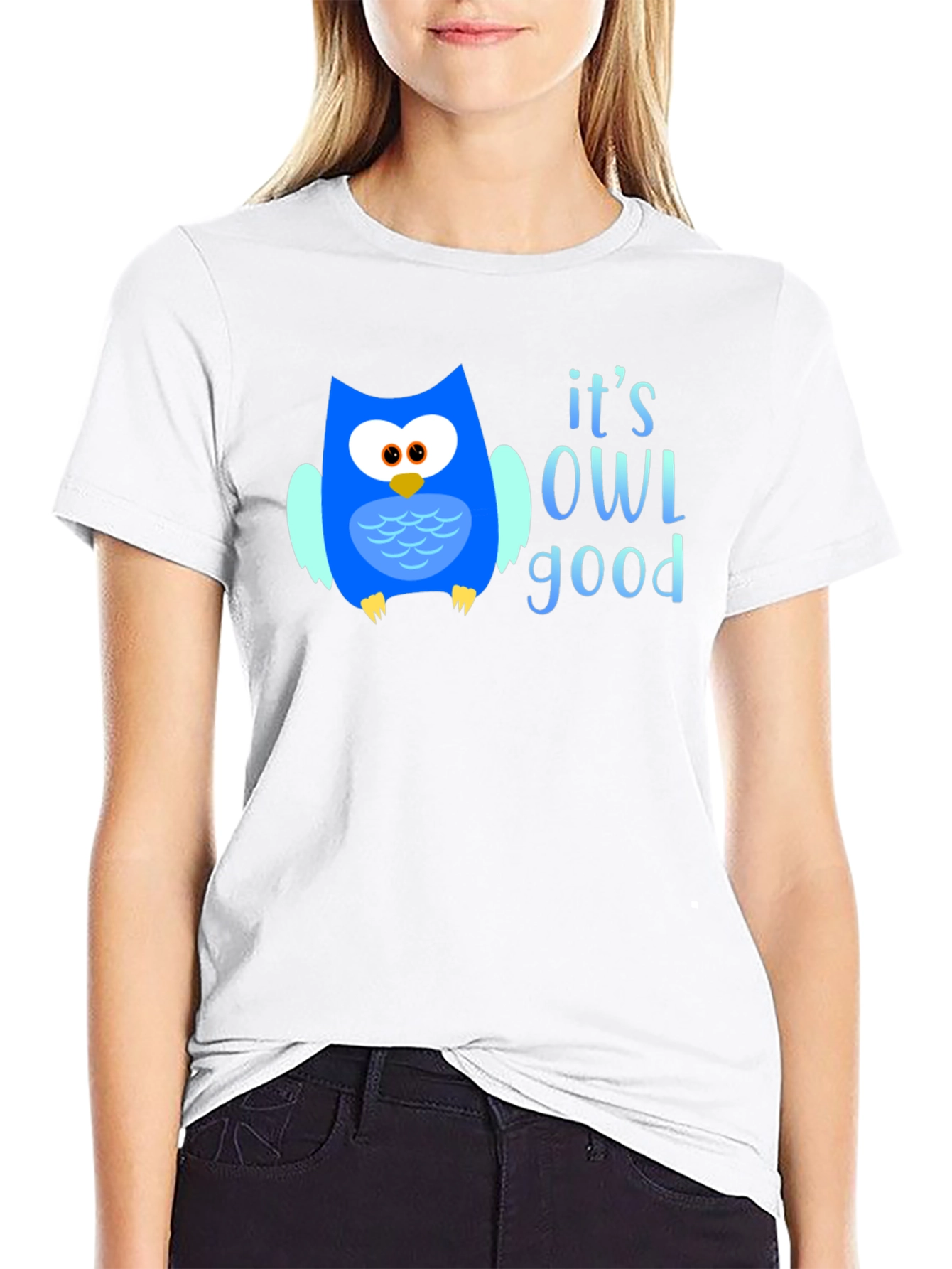 Its OWL Good T-Shirt - Cute Owl Graphic Tee