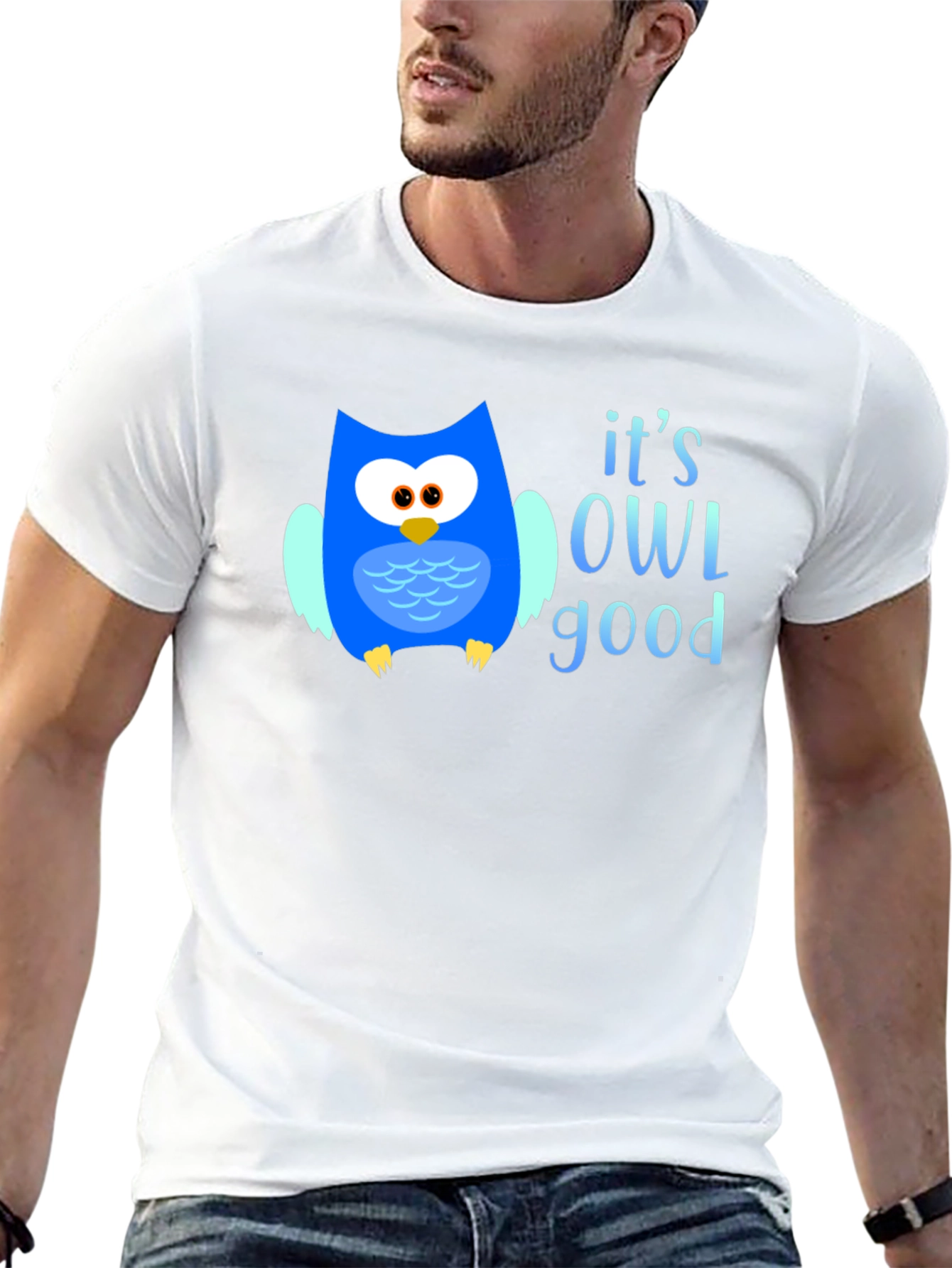Its OWL Good T-Shirt - Cute Owl Graphic Tee