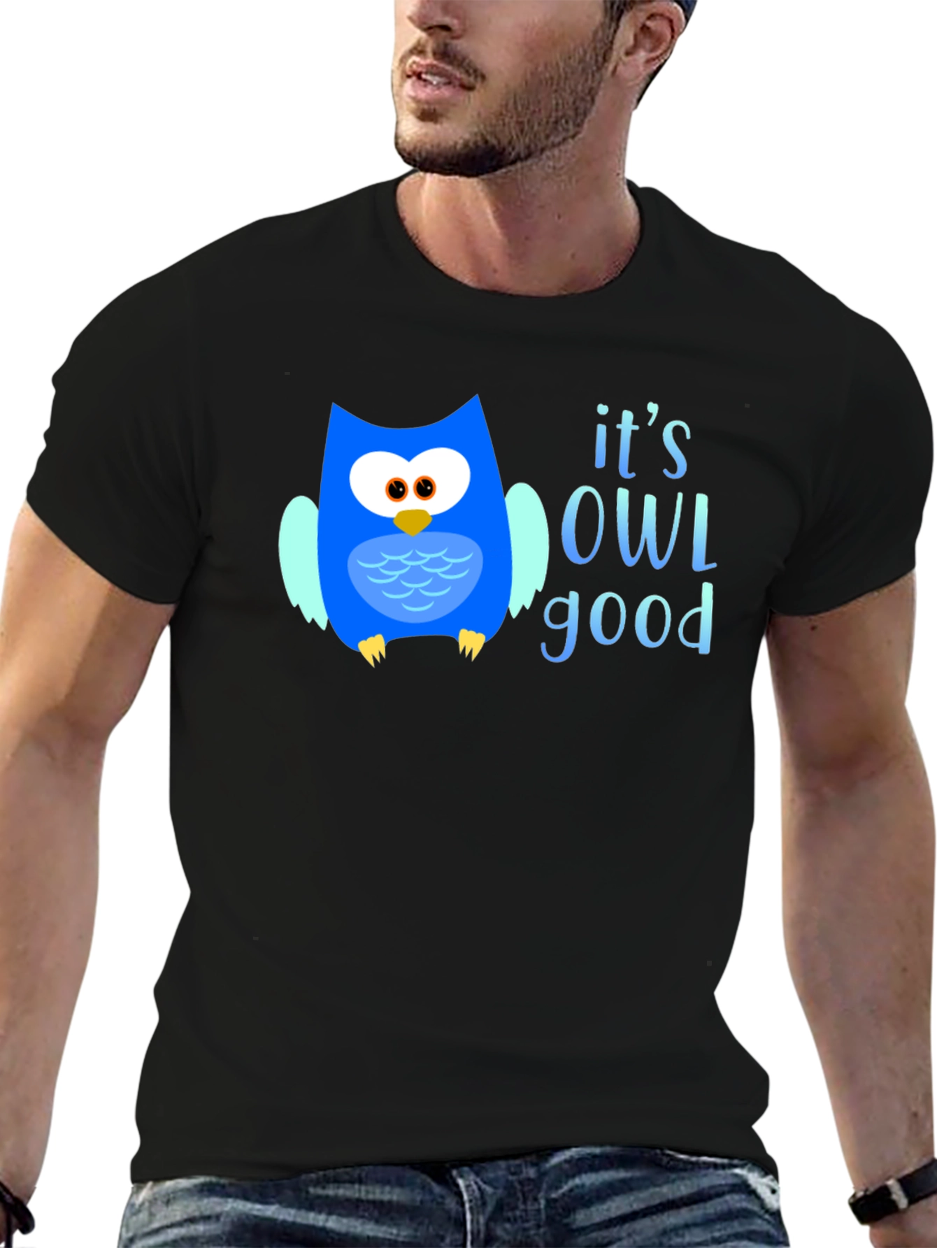 Its OWL Good T-Shirt - Cute Owl Graphic Tee